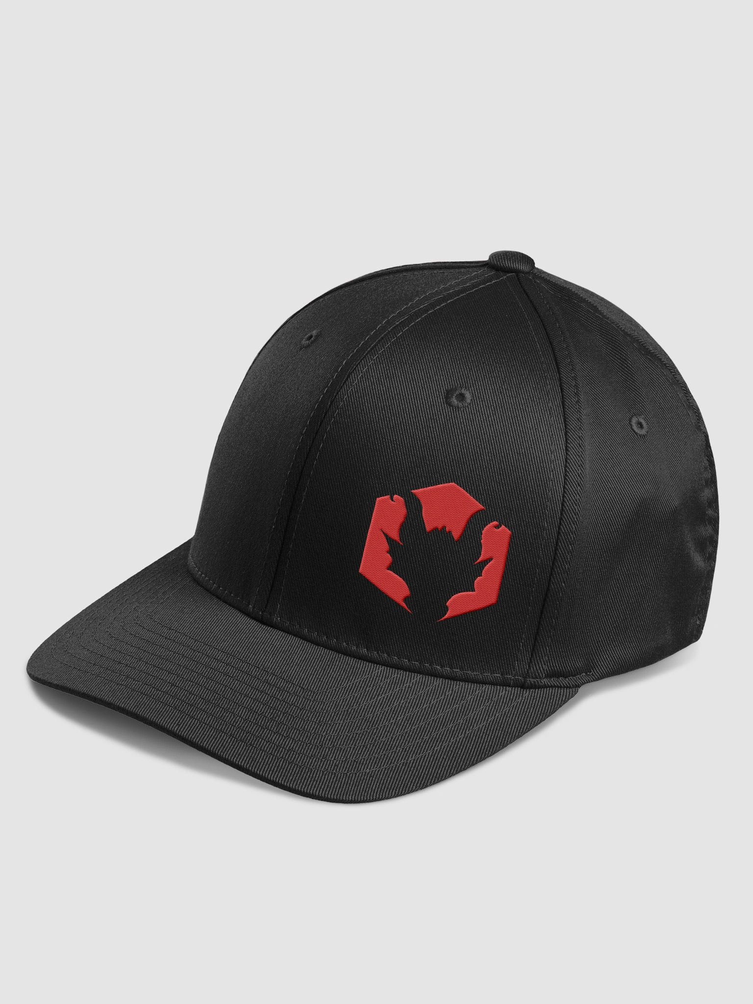 Dice Dragon Emblem Fitted Cap product image (10)