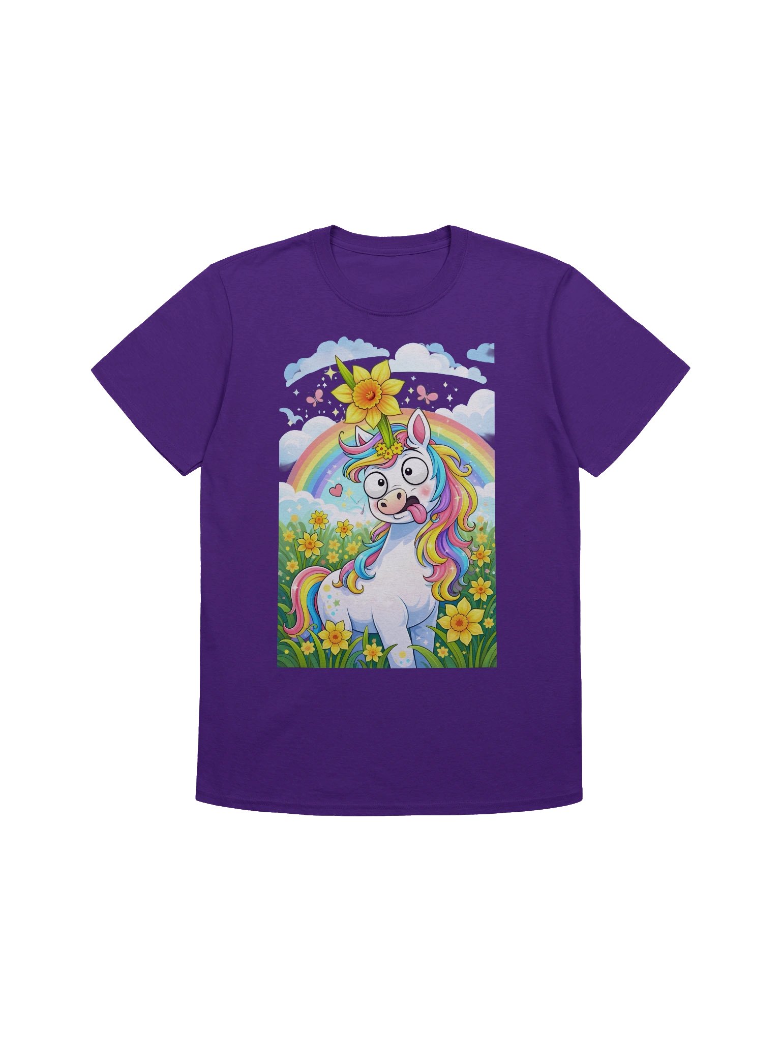 Awkard DaffyCorn Rainbow T-Shirt product image (5)