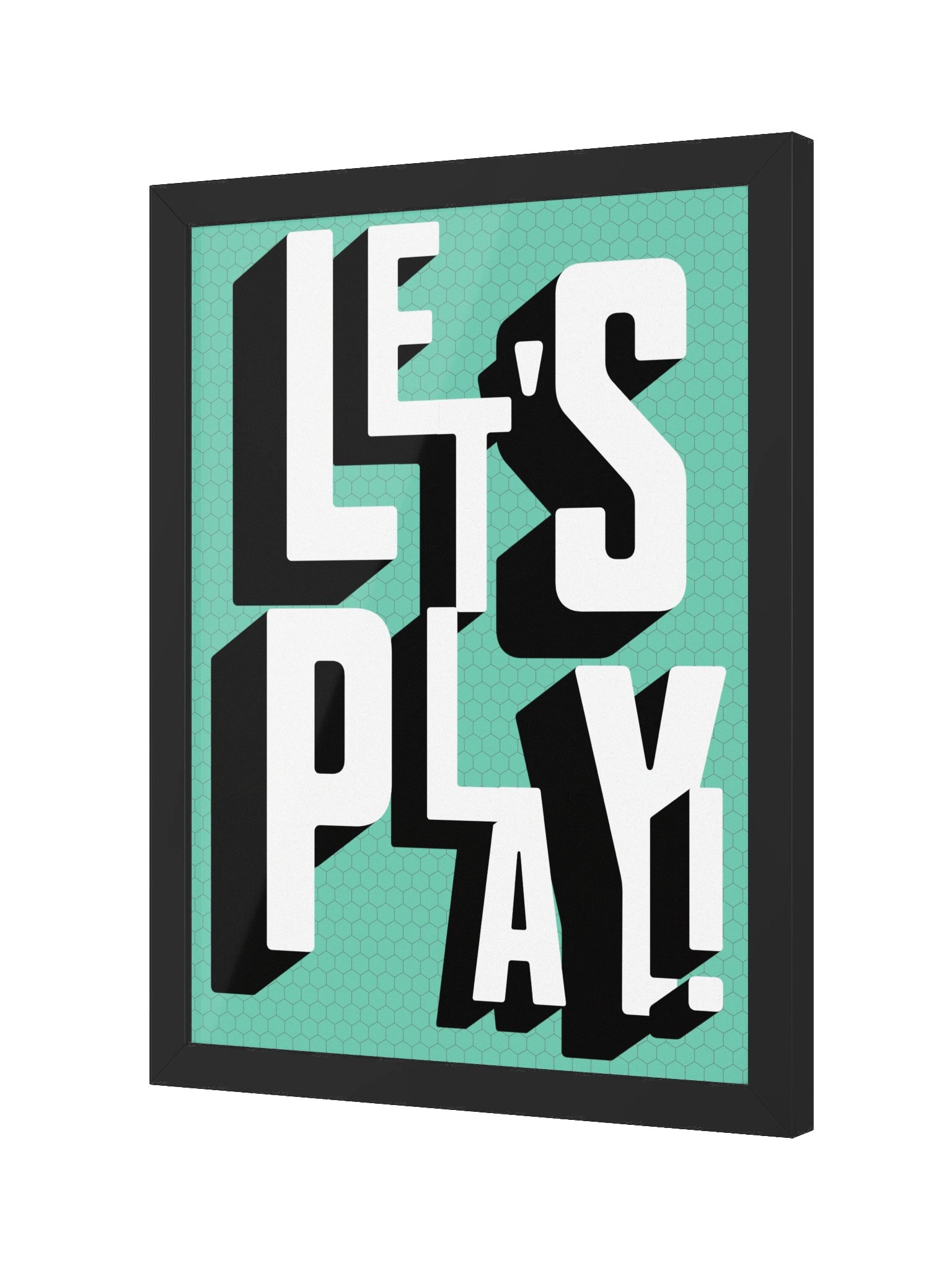 Let's Play Board Game Room Poster - FRAMED product image (6)