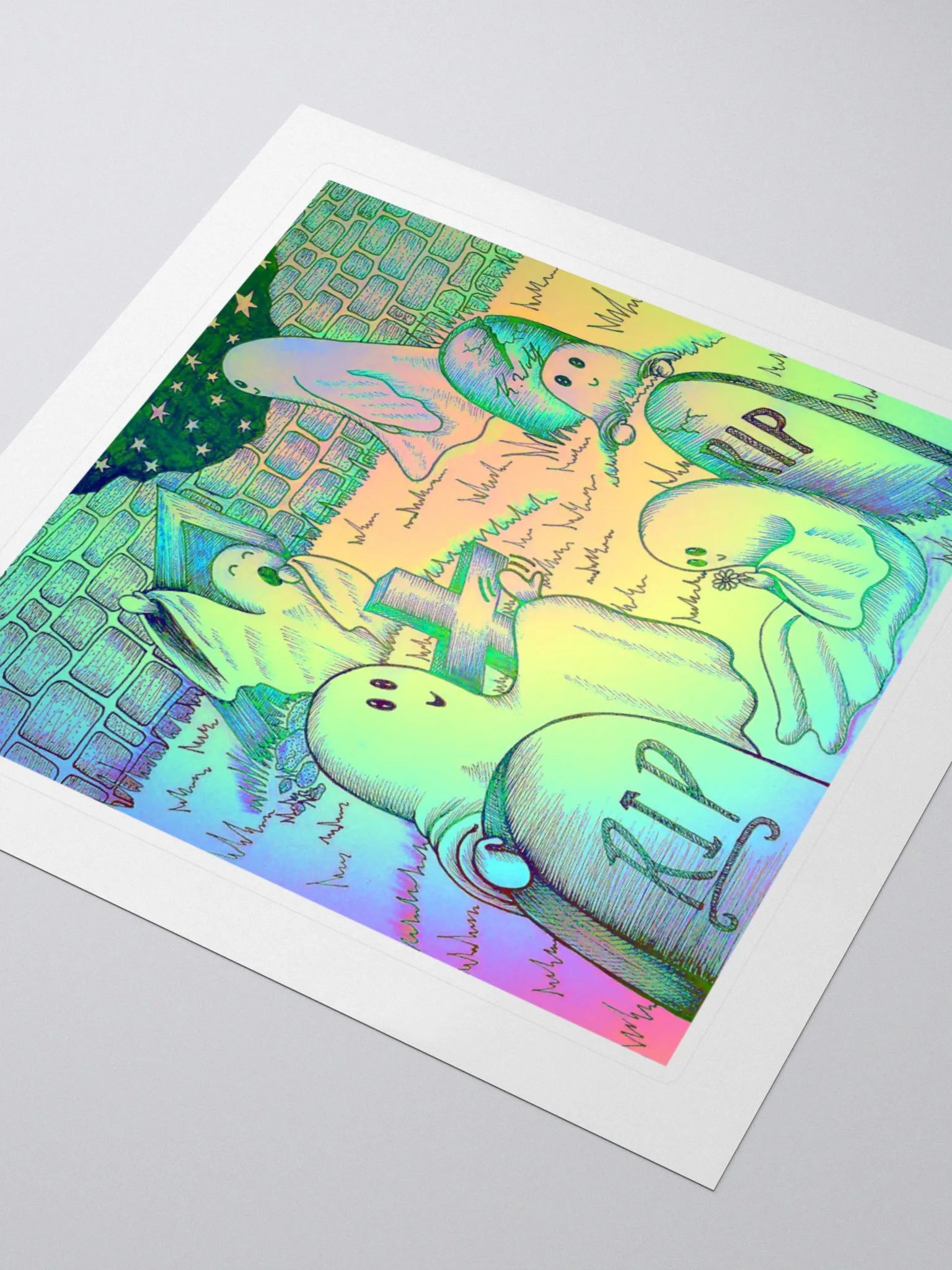 Limited edition Graveyard Wake Up Stickers product image (3)