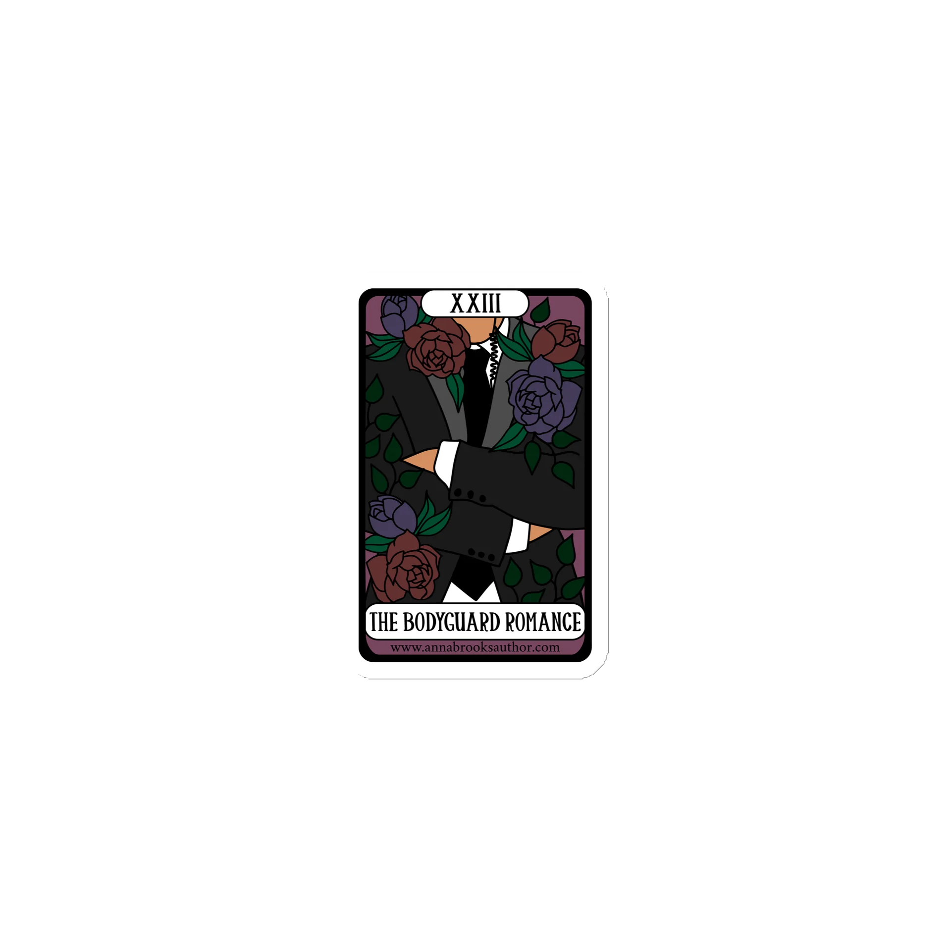 Bodyguard Romance Tarot Magnet product image (1)