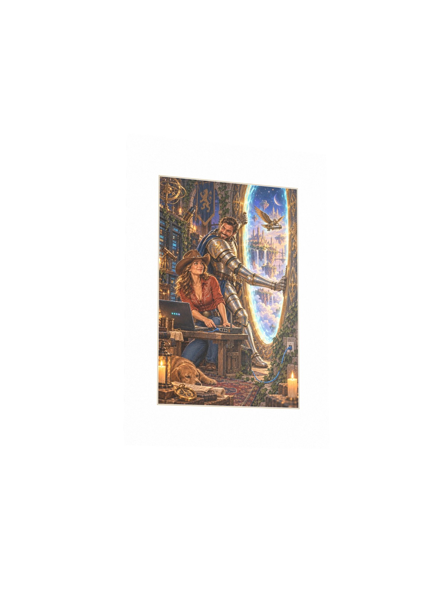Portal Forwarding Small Art Print product image (3)