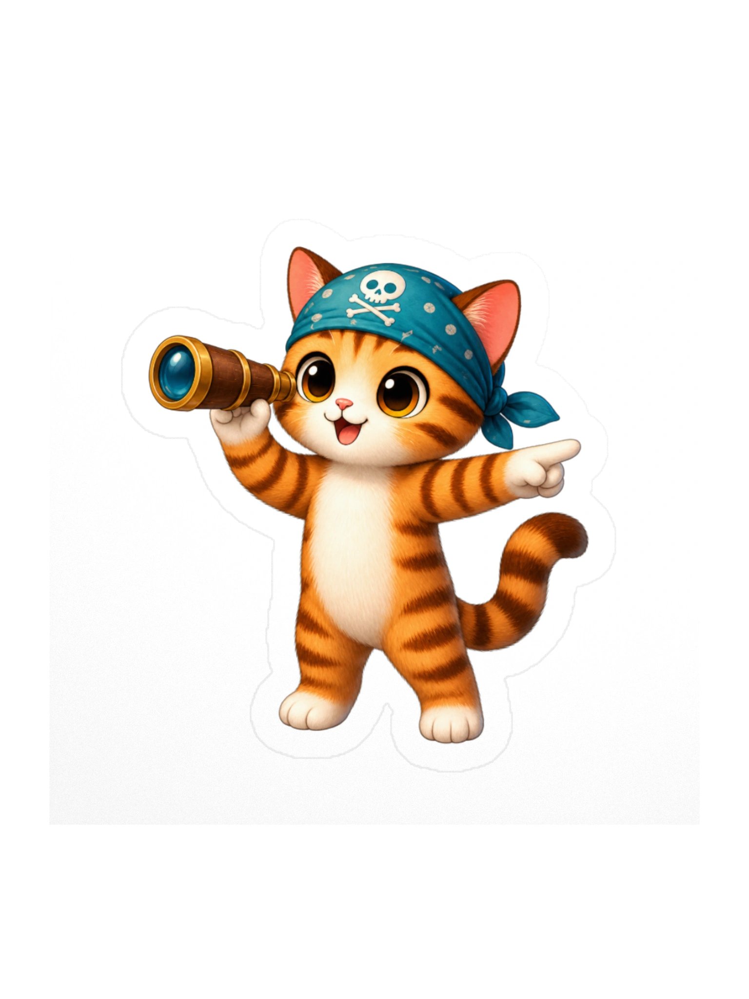 Mochi Pirate Lookout Sticker product image (1)