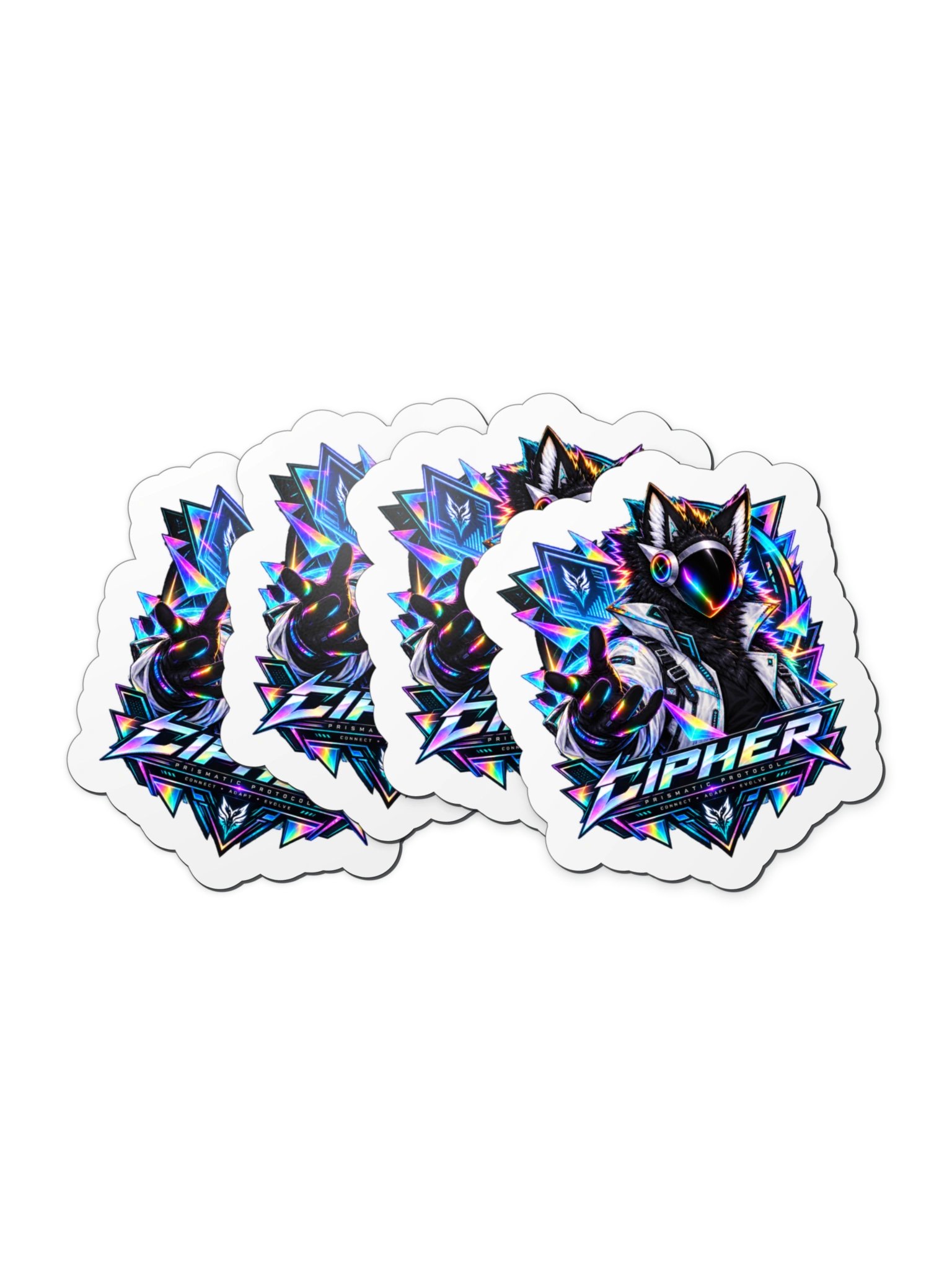 Cipher the Protogen Hacker Magnet product image (9)