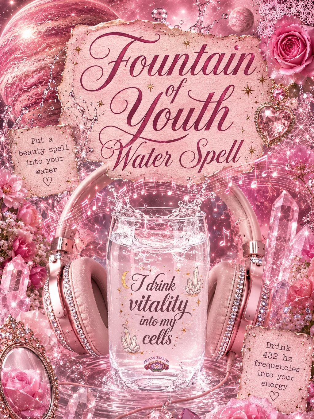 Fountain of youth water spell audio product image (1)