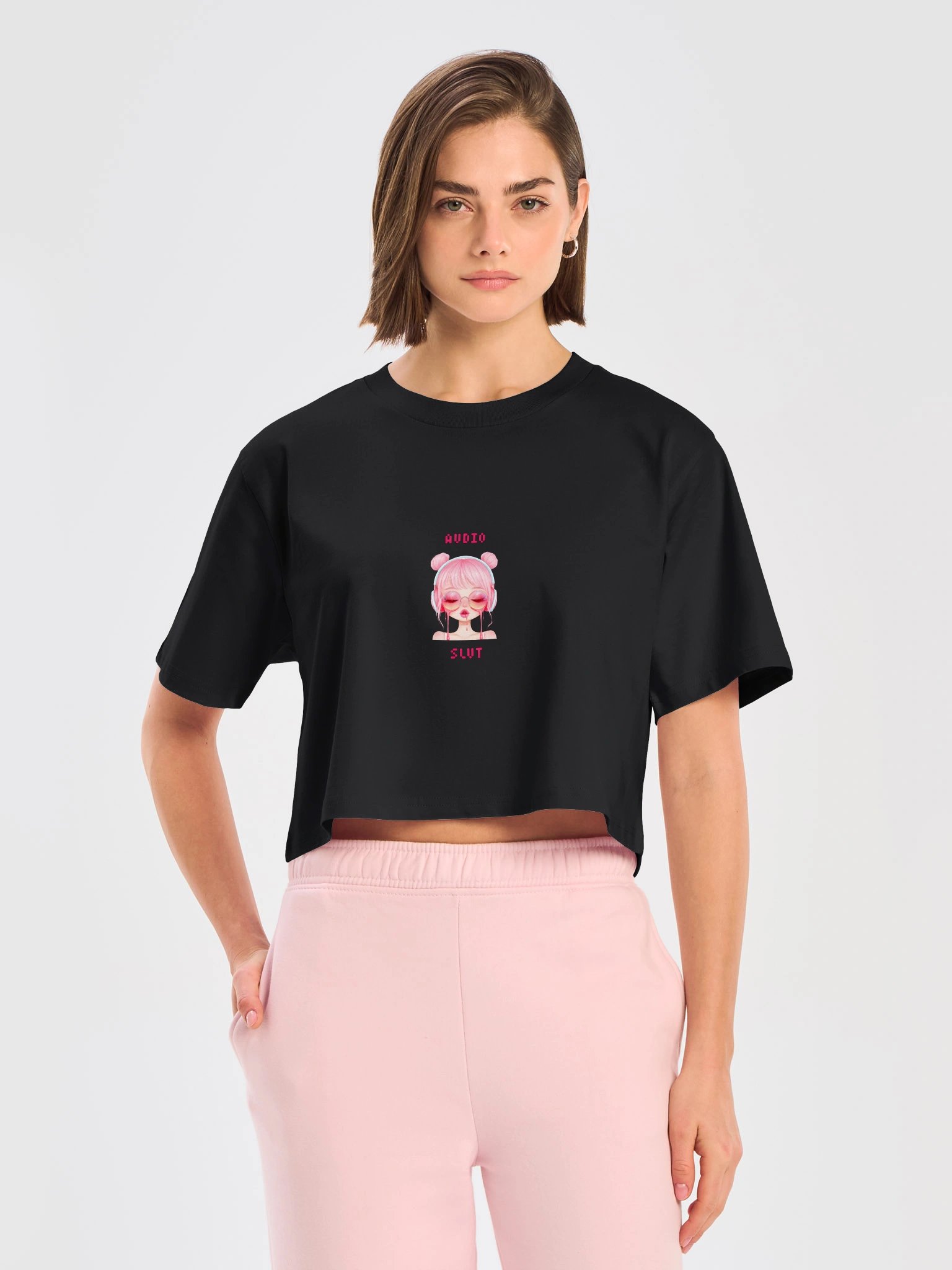 Audio Slut Cropped T-shirt product image (18)