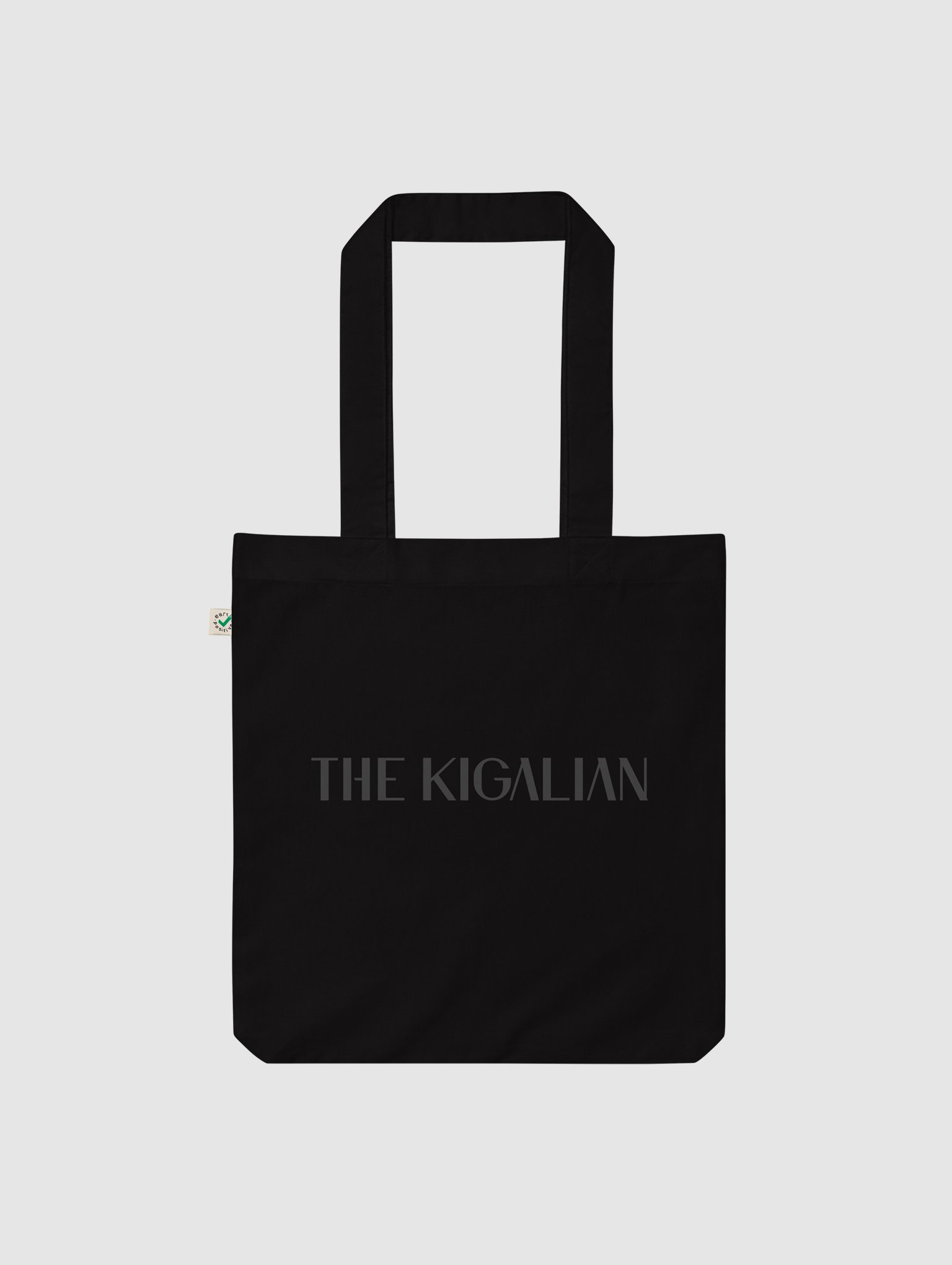 Organic Fashion Tote Bag with Black Kigalian Logo product image (2)