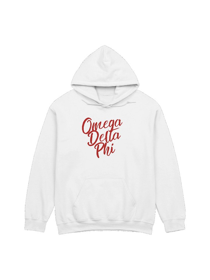 Omega Delta Phi White Hoodie product image (1)