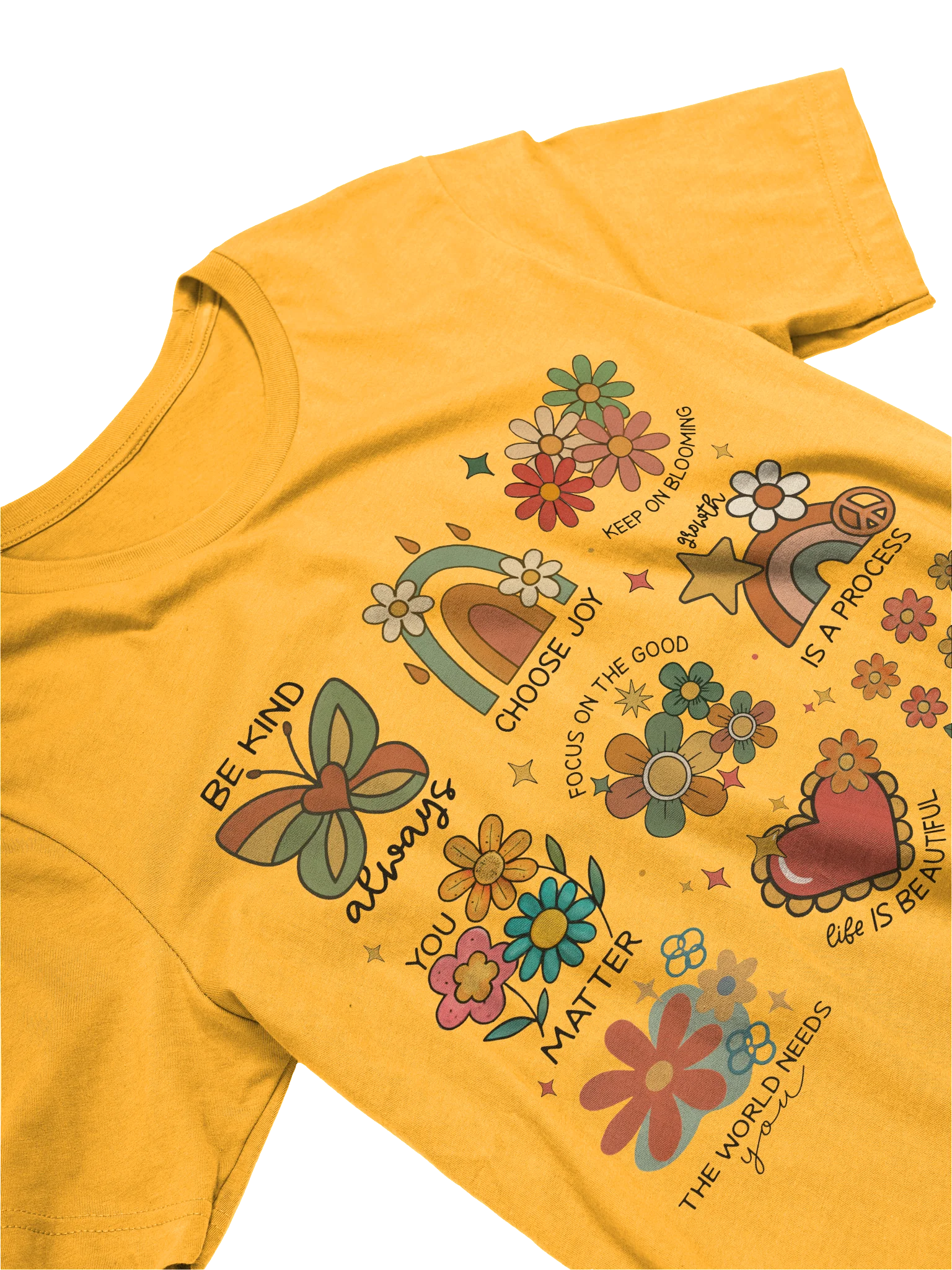 Healing Symbols – Growth and Calm Unisex T-Shirt product image (3)