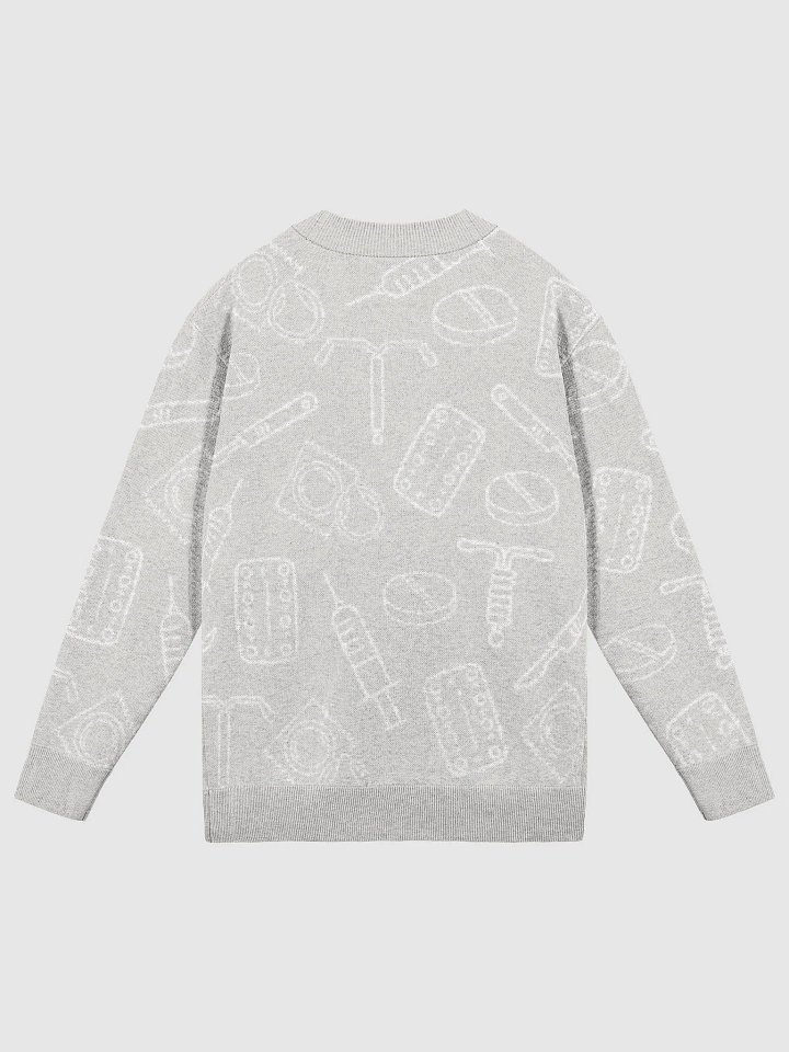 birth control icons (light grey cardigan) product image (2)