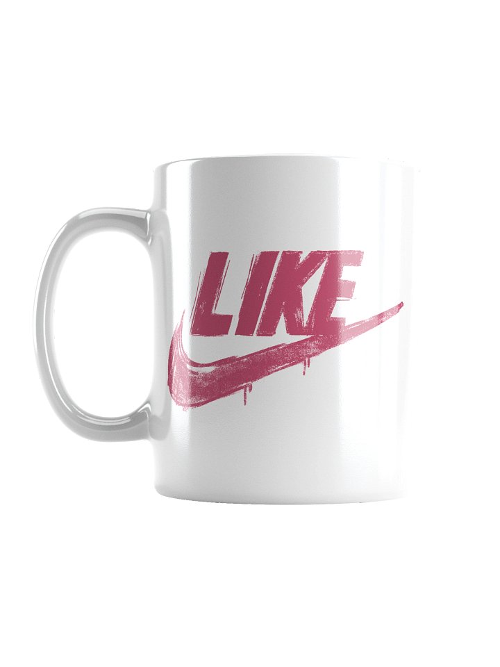 PINK/WHITE LIKE MUG product image (1)