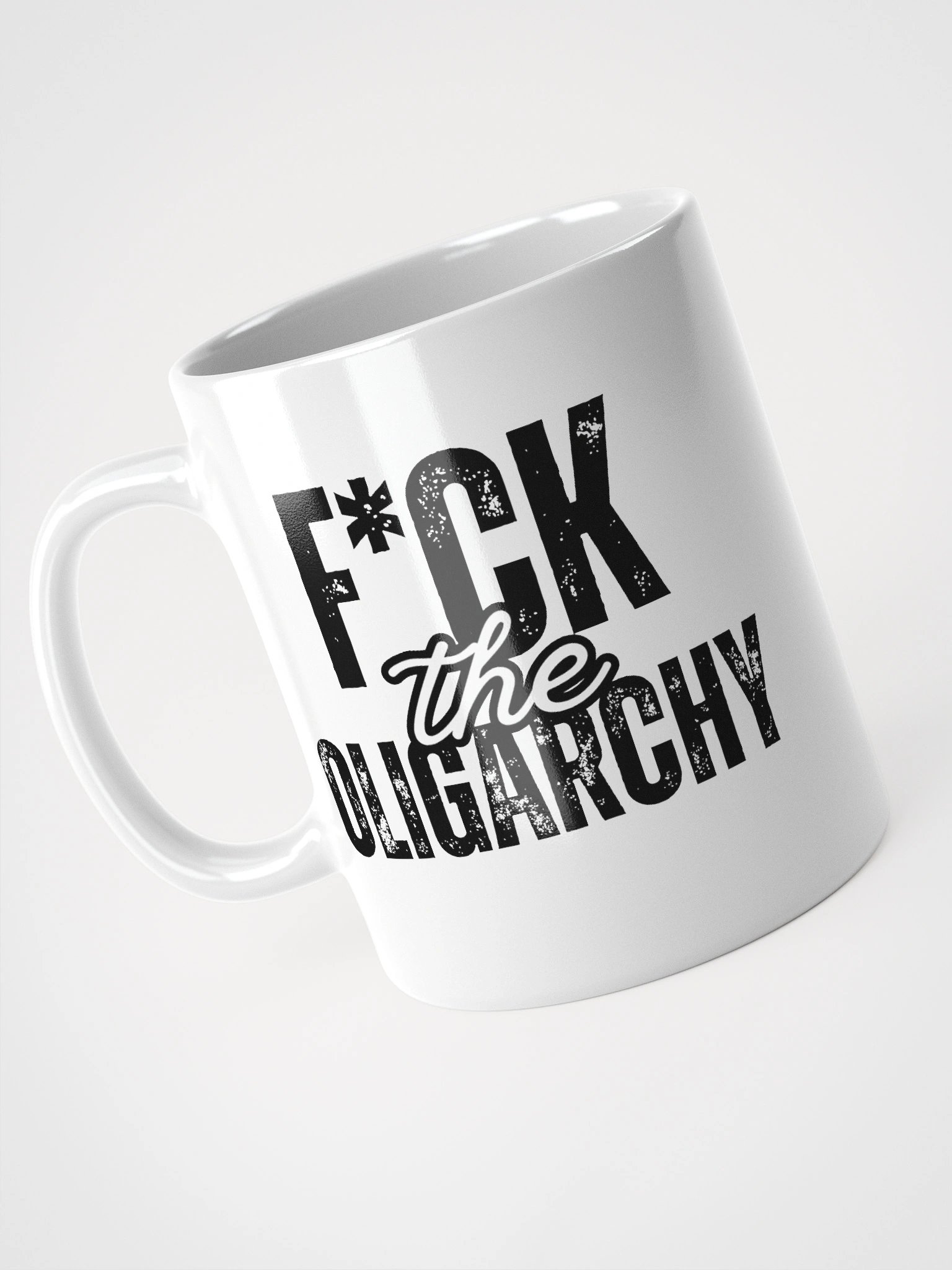 F*ck the Oligarchy: White Glossy Mug product image (8)