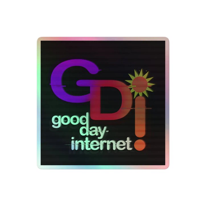 GDI Holographic Sticker product image (2)