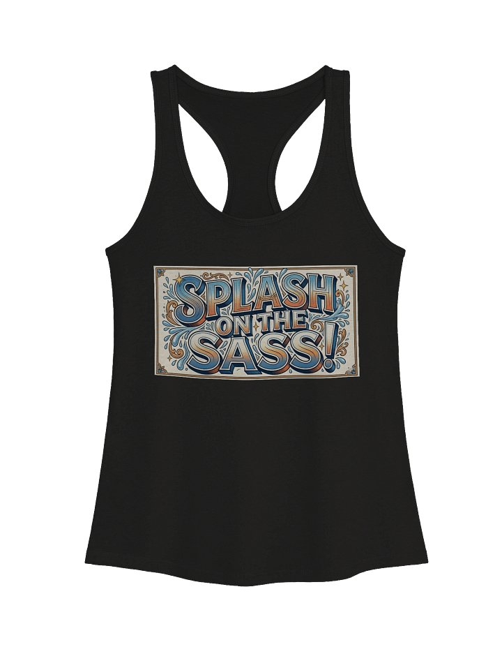 Splash on the Sass Racerback Tank product image (2)