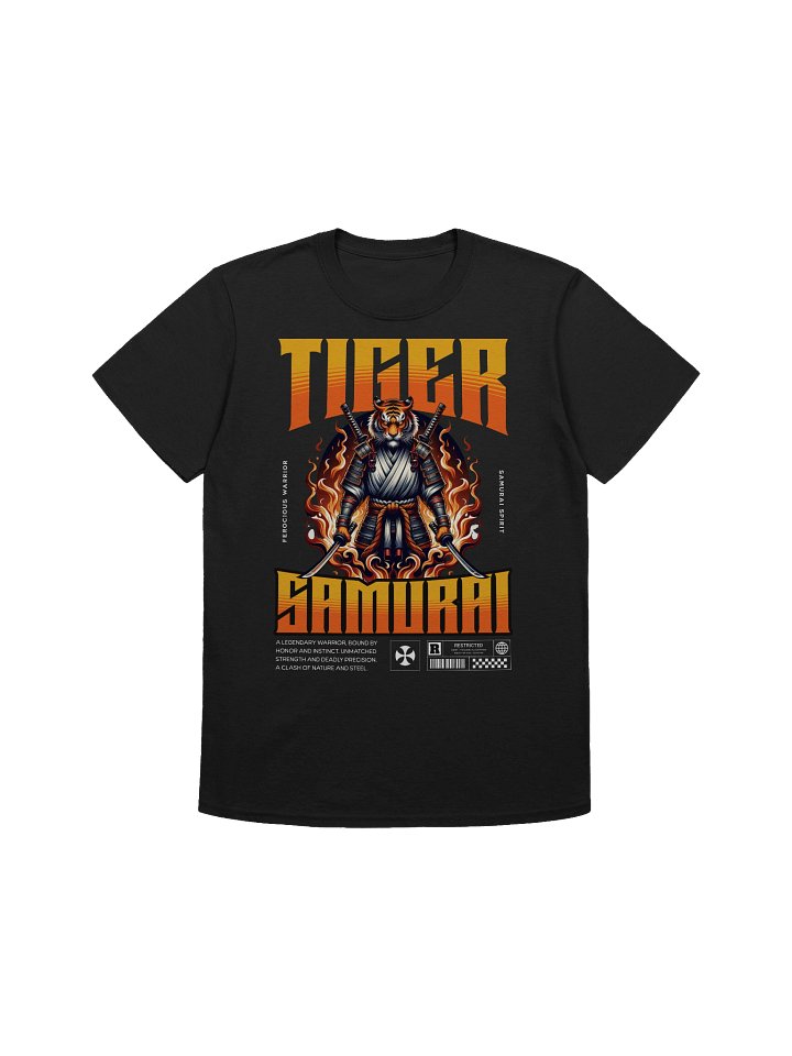 Tiger Samurai Ferocious Spirit T-Shirt - Gildan Softstyle product image (1)
