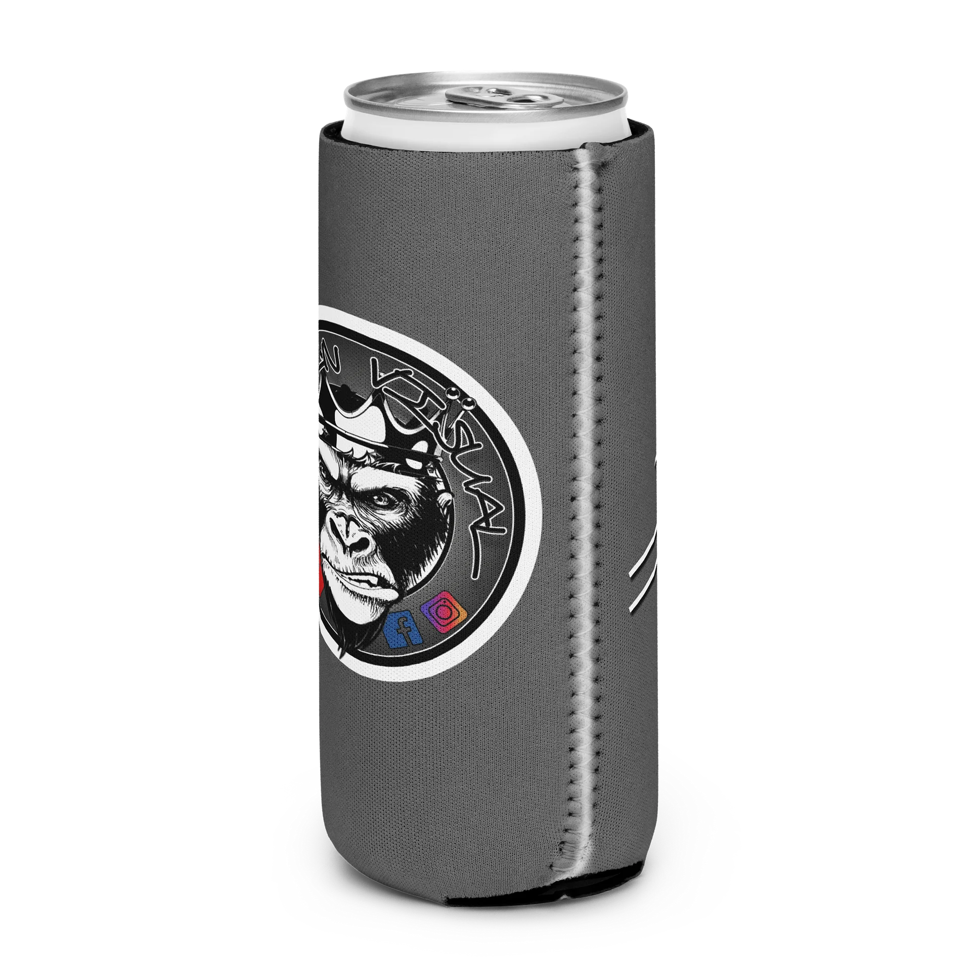 Signature 1 Gorilla Koozie - Grey (slim) product image (10)