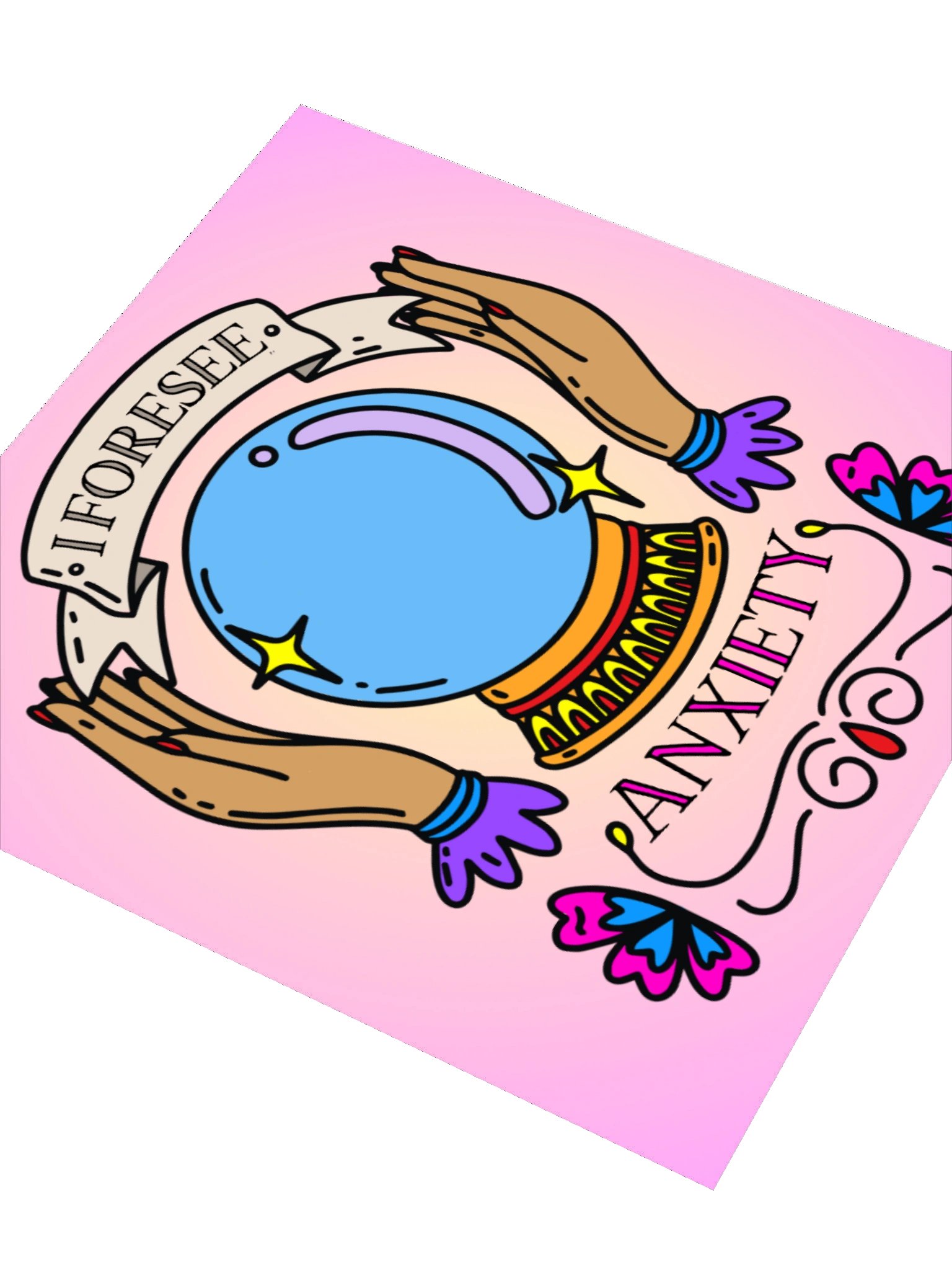 I Foresee Anxiety sticker product image (3)