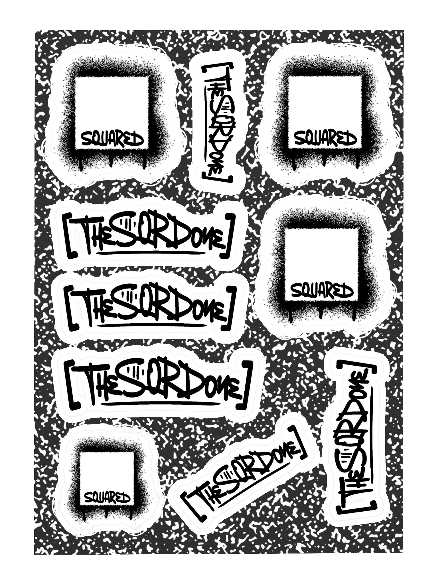 Graffiti Logo Sticker Bomb Sheet product image (1)