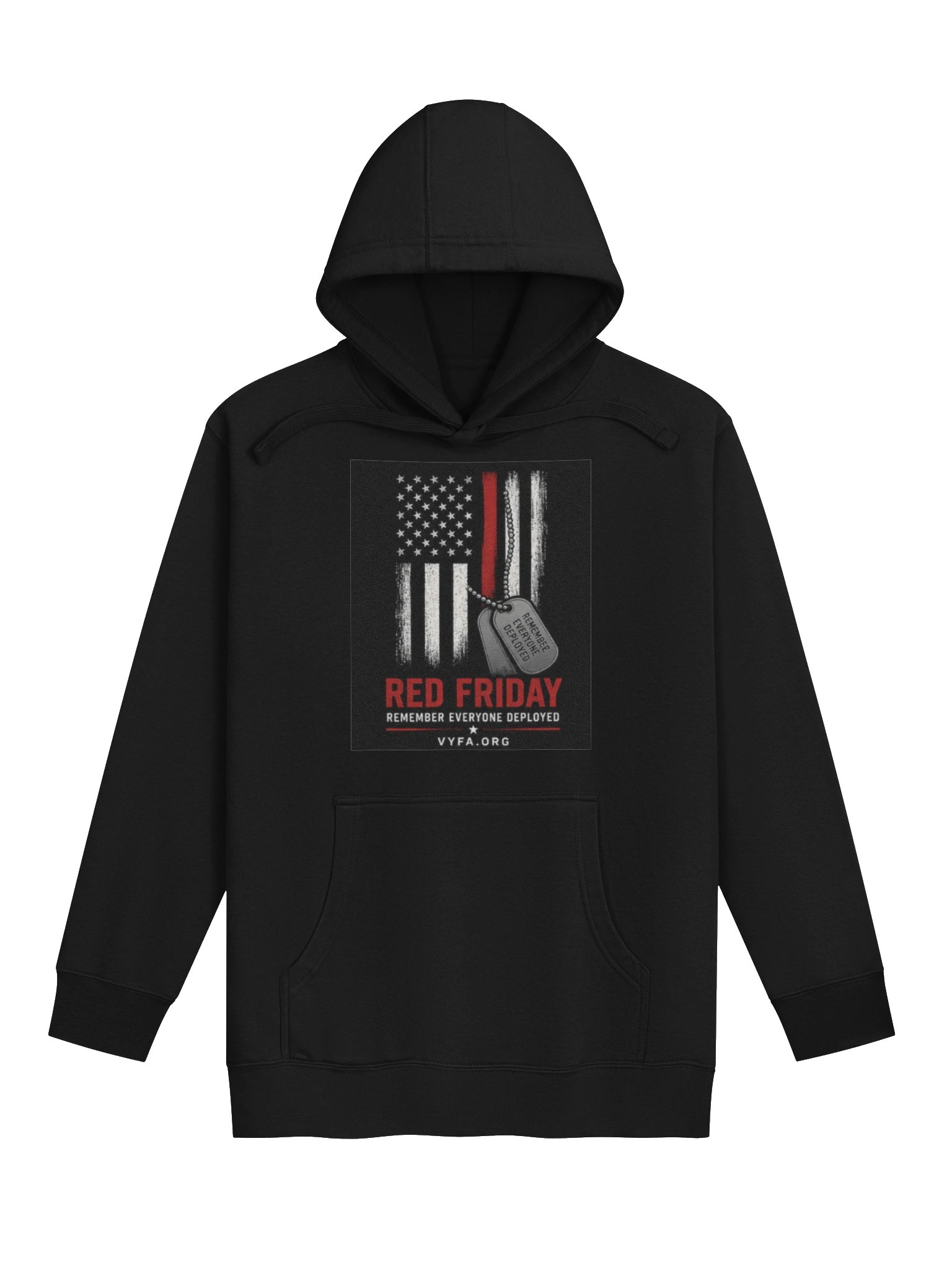 RED FRIDAY FLAG AND TAGS Hoodie product image (1)