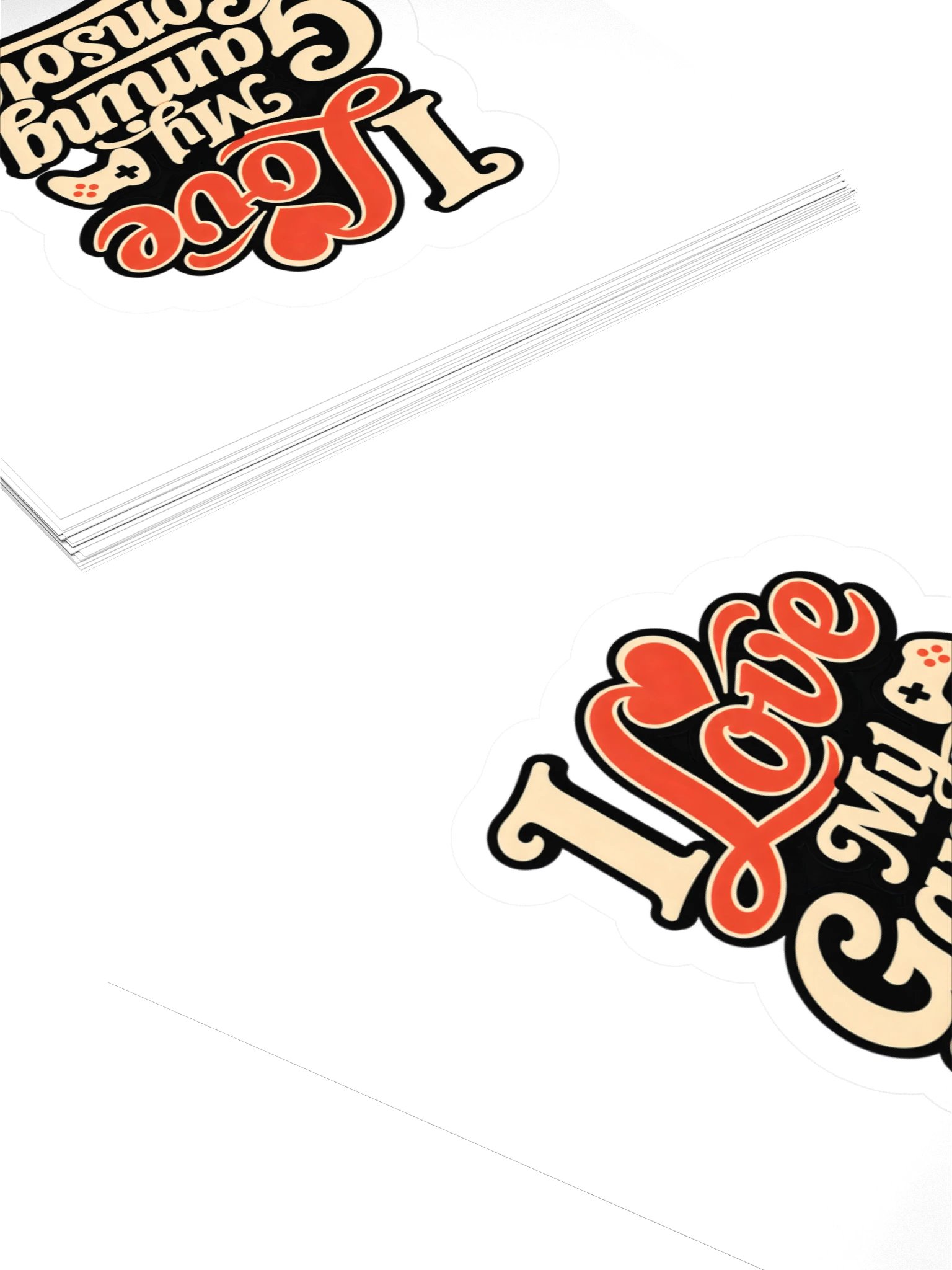 I Love My Gaming Console Sticker product image (4)
