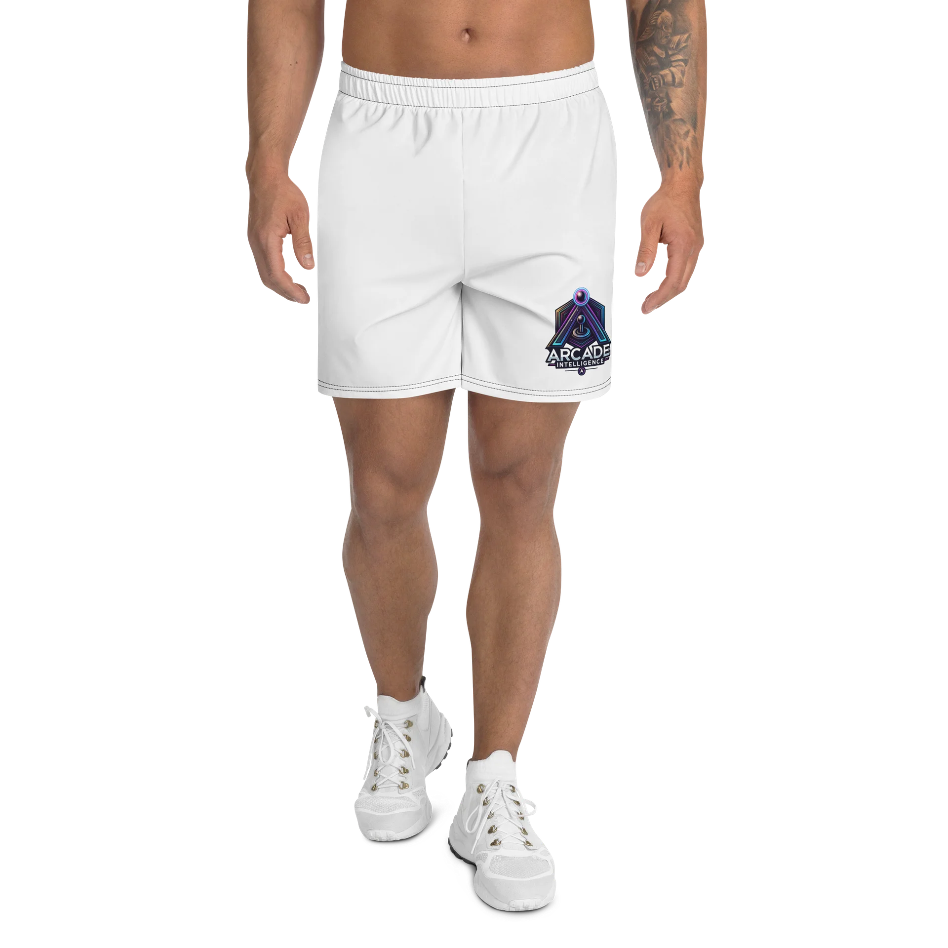 A.I. Athletic Shorts (White) product image (1)
