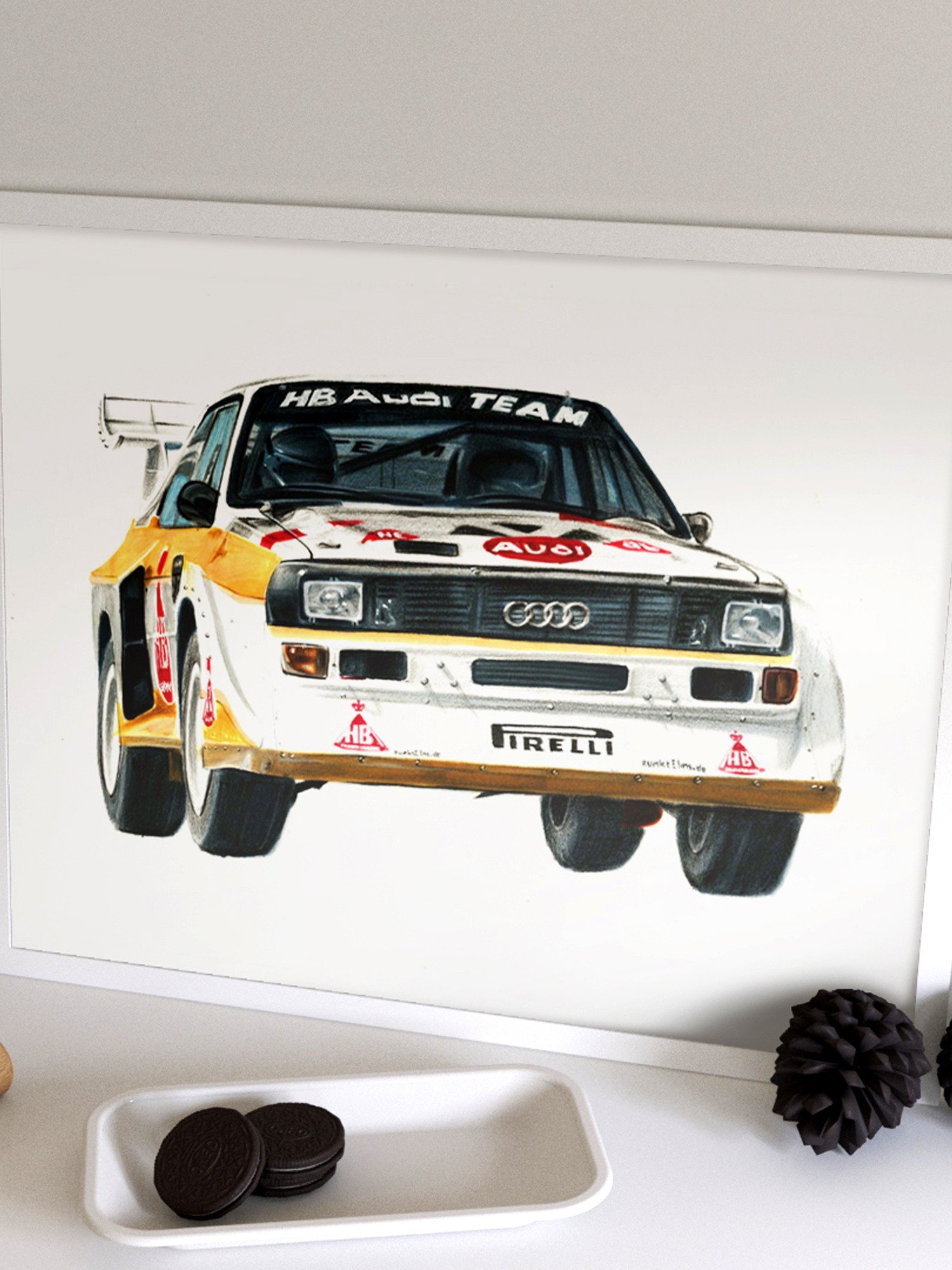 Group B Audi Quattro S1 - A3 Print product image (2)
