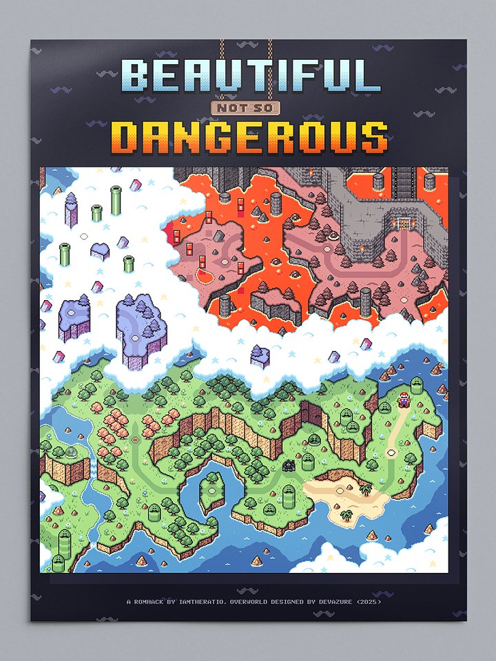 Beautiful (Not So) Dangerous Overworld Poster product image (1)