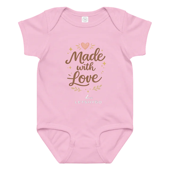 The Made with Love baby bodysuit product image (2)