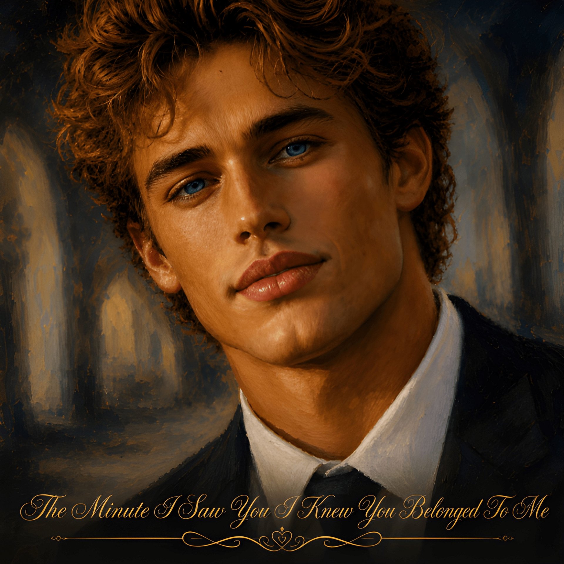 Romantic Man Portrait Wall Art, Vintage Love Printable, Digital Download, Valentine Gift, 8K JPEG product image (2)