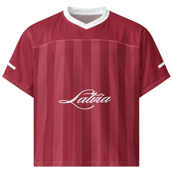 Latvia Boxy Sports Tee product image (1)