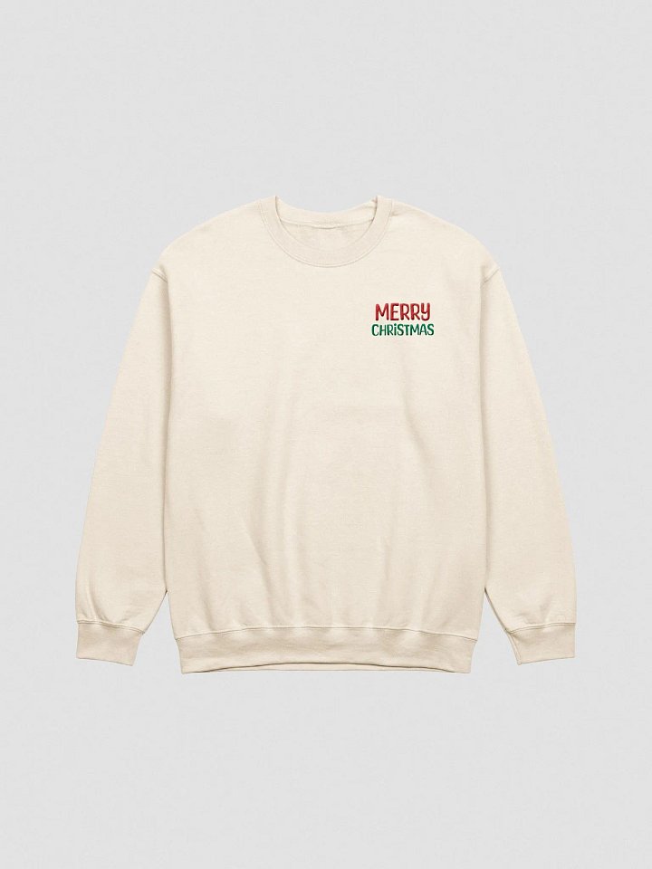 Embroidery Merry Christmas Crewneck product image (1)
