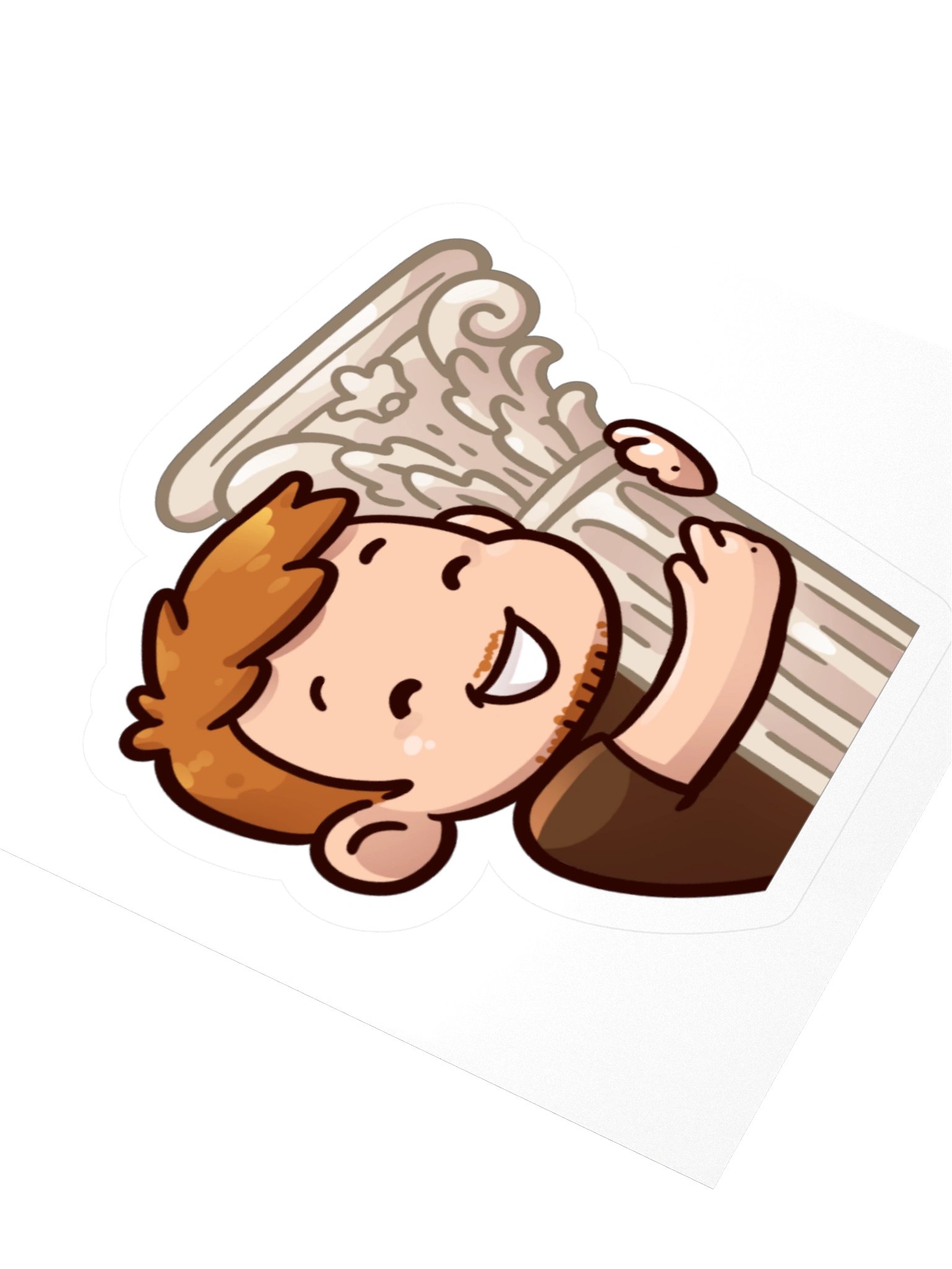 Dan and his Corinthian Column Sticker product image (4)