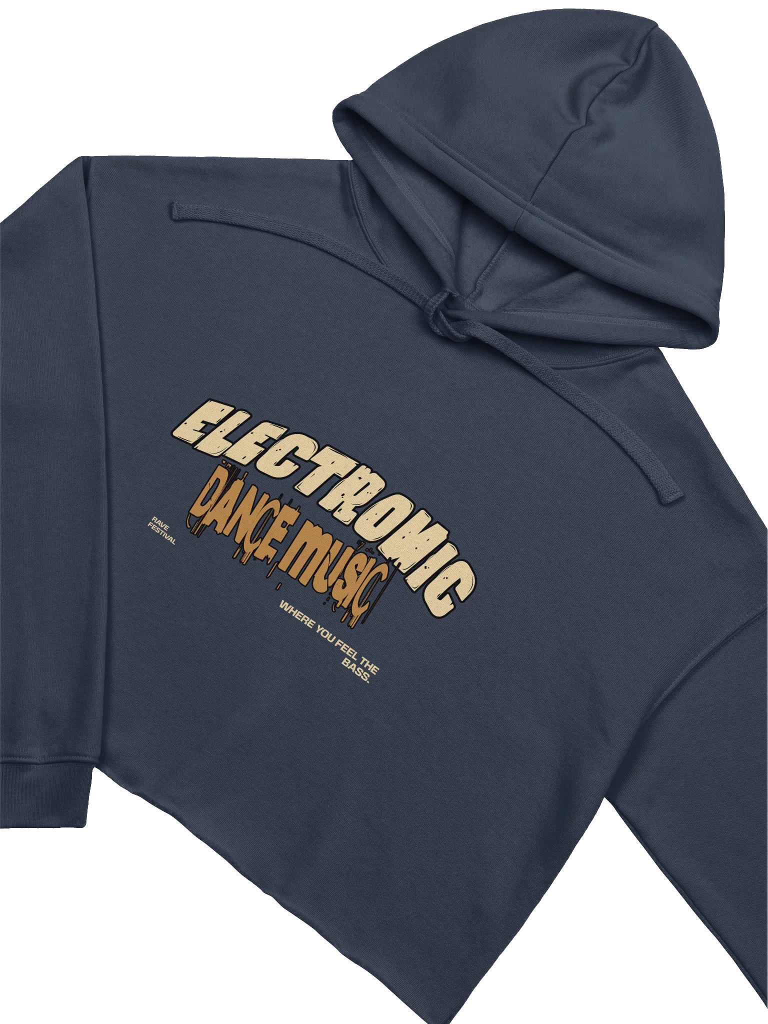 EDM Vibes Crop Hoodie product image (1)