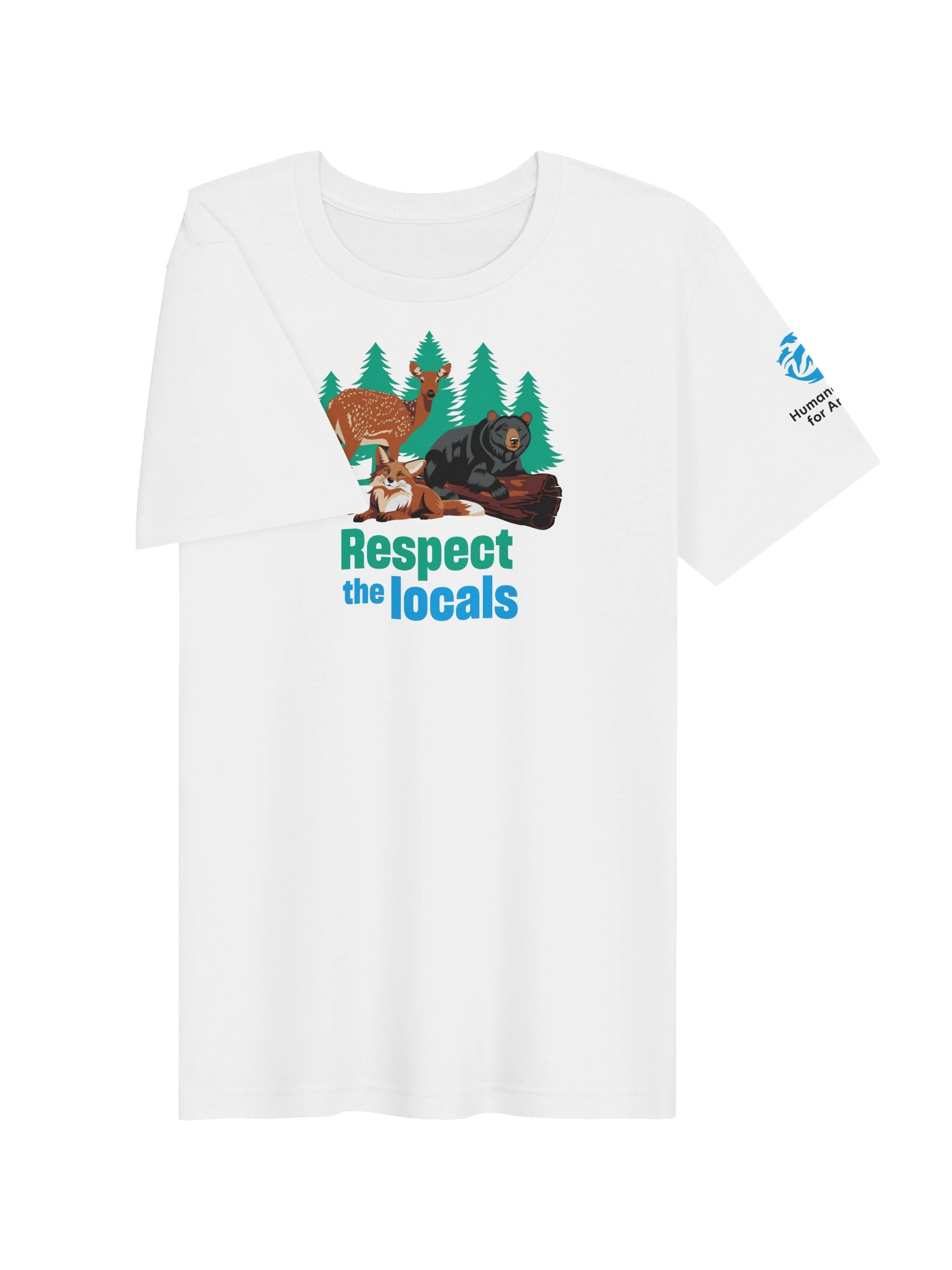 Respect the locals - T-shirt product image (8)