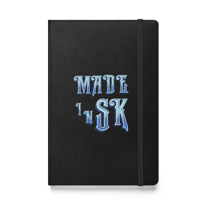 Made In SK Saskatoon Saskatchewan Stylized Hardcover Notebook product image (1)