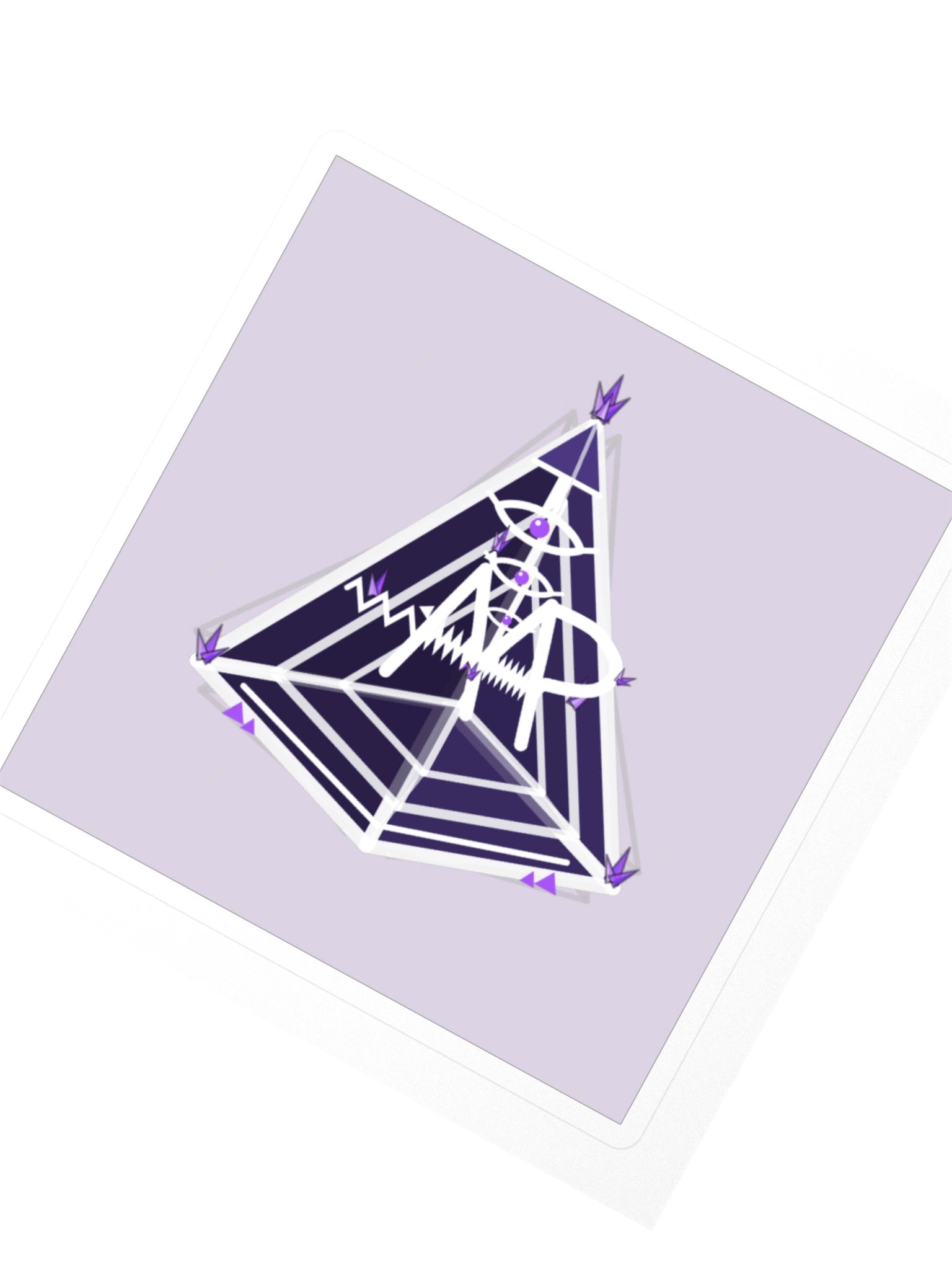 Mt. AMP 7D Pyramid — Block Sticker product image (2)