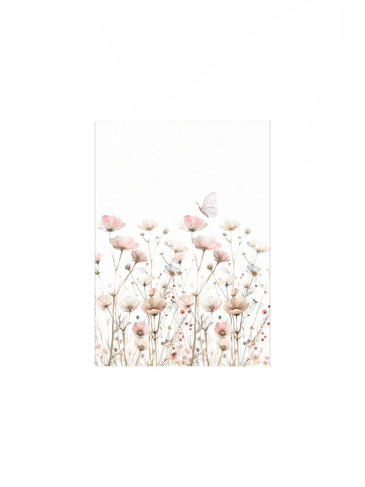 Watercolor Pink Wildflower Meadow product image (2)