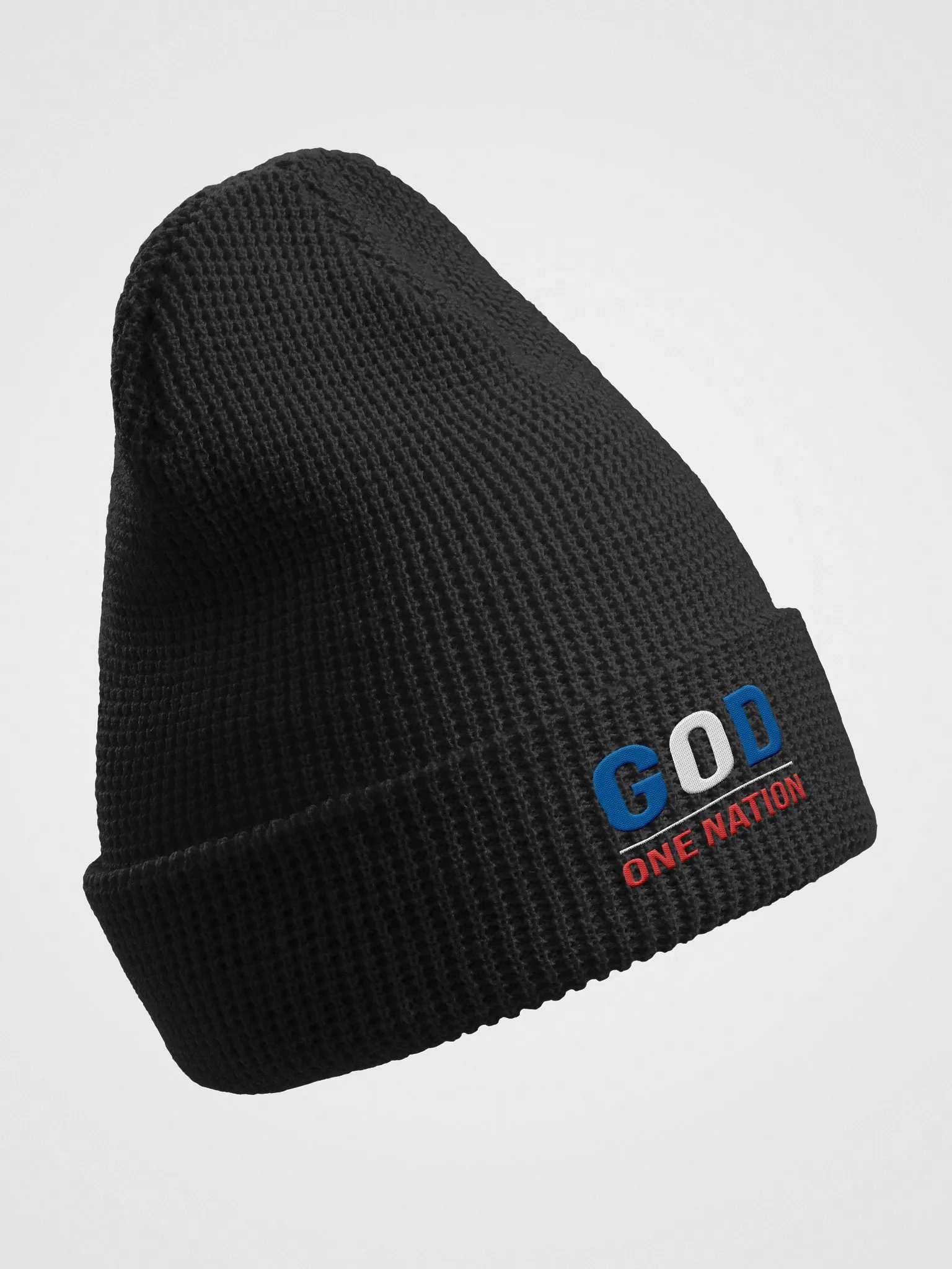 Patriotic Pride Waffle Knit Beanie product image (3)