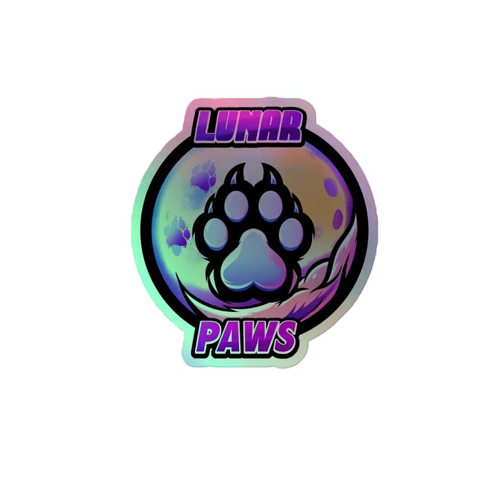 Lunar Paws Celestial Holographic Sticker Sheet product image (2)