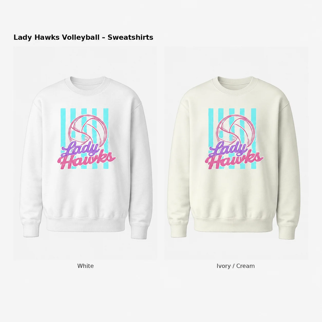 Neon Volleyball Sweatshirt product image (2)