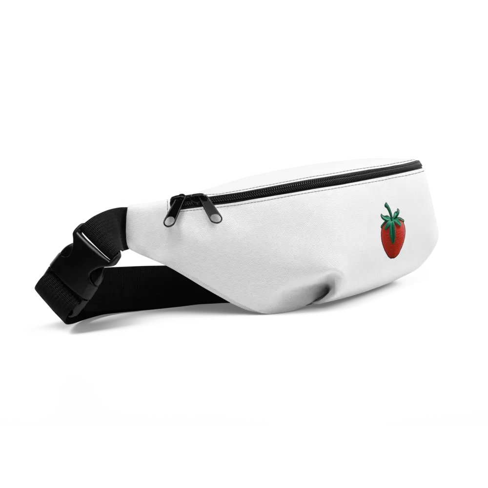 CozyAvocado White Fanny Pack Strawberry #1 product image (5)