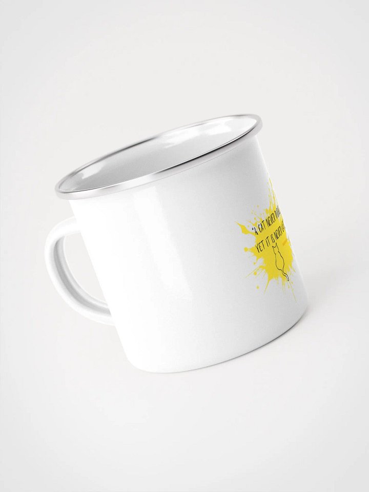 Vaikauri Cat Enamel Adventure Mug product image (2)