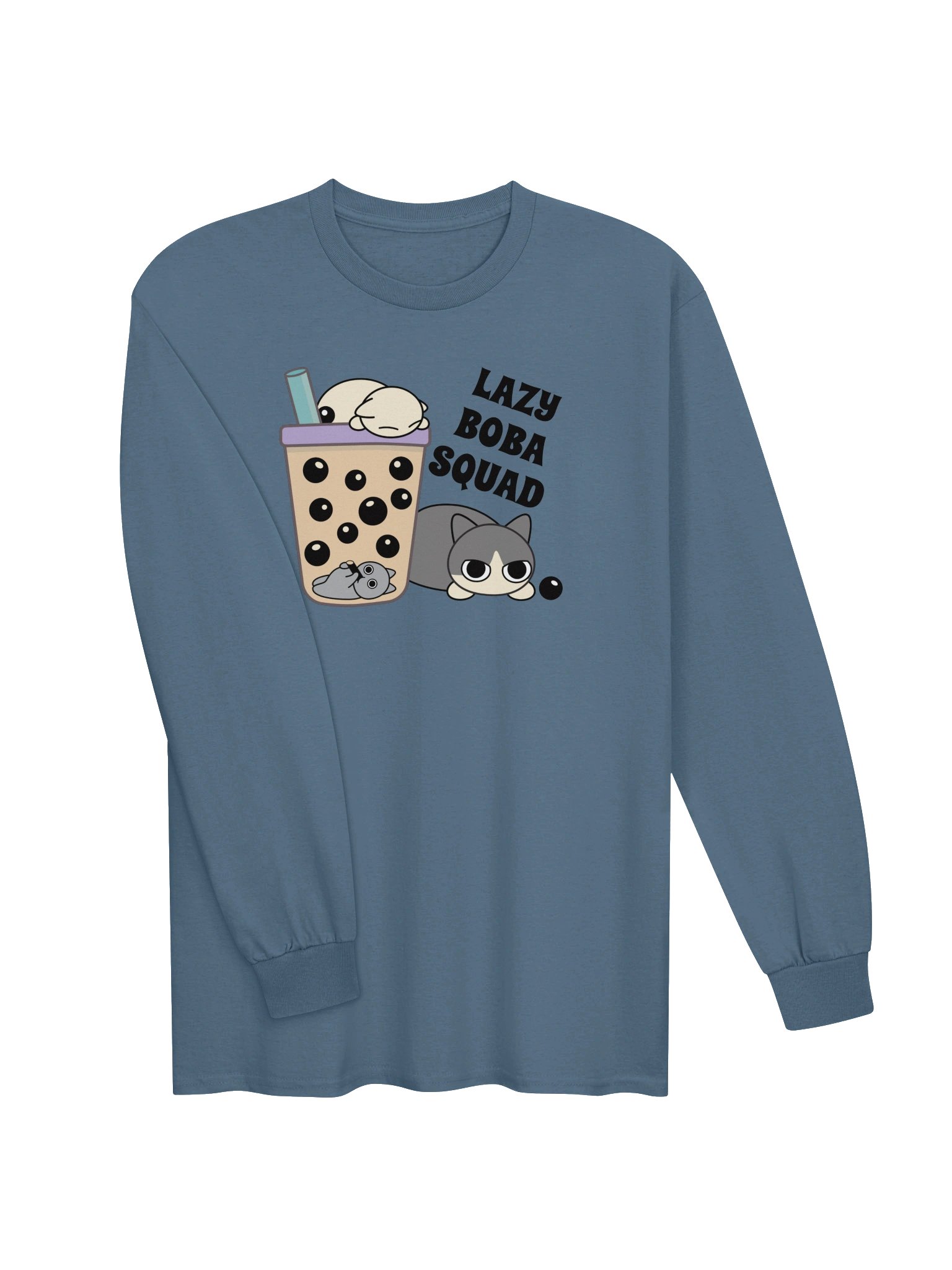 Boba Cat - Unisex Adult Long Sleeve T-shirt product image (2)