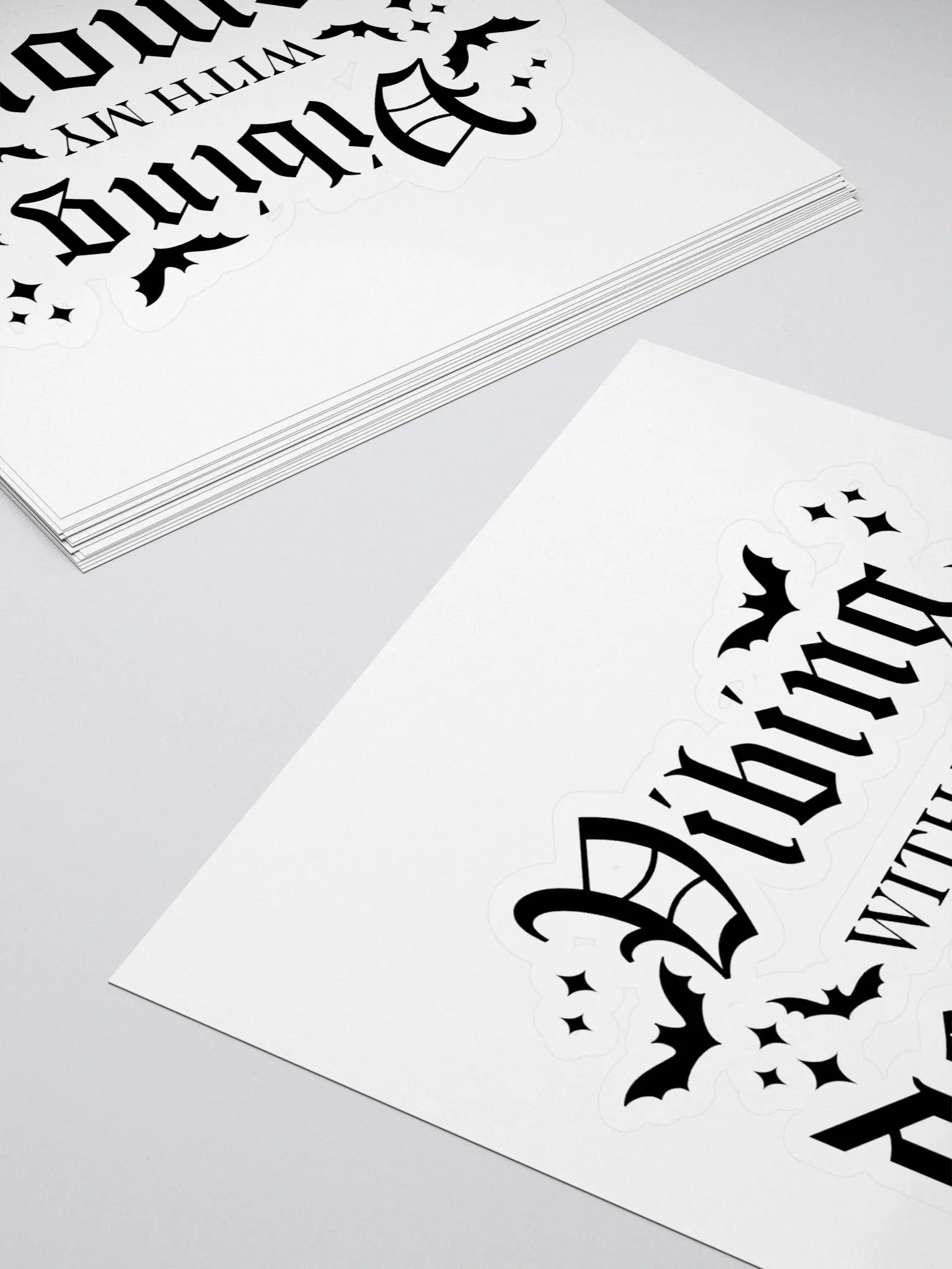 Vibing With My Demons sticker product image (4)