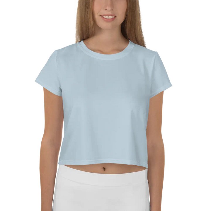 Serene Blue Crop Top product image (1)