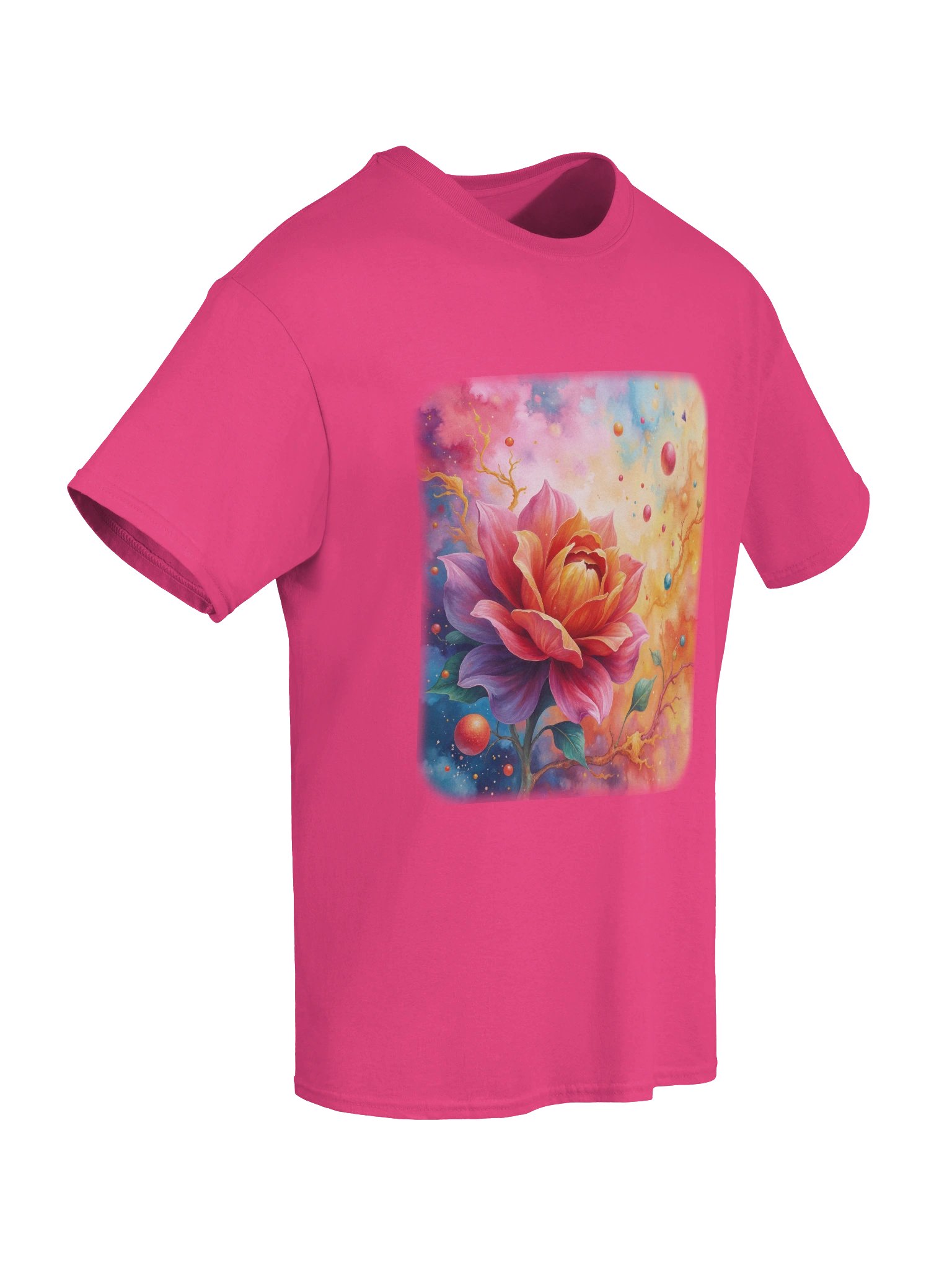 Dreamlike Floral Fusion T-Shirt product image (70)