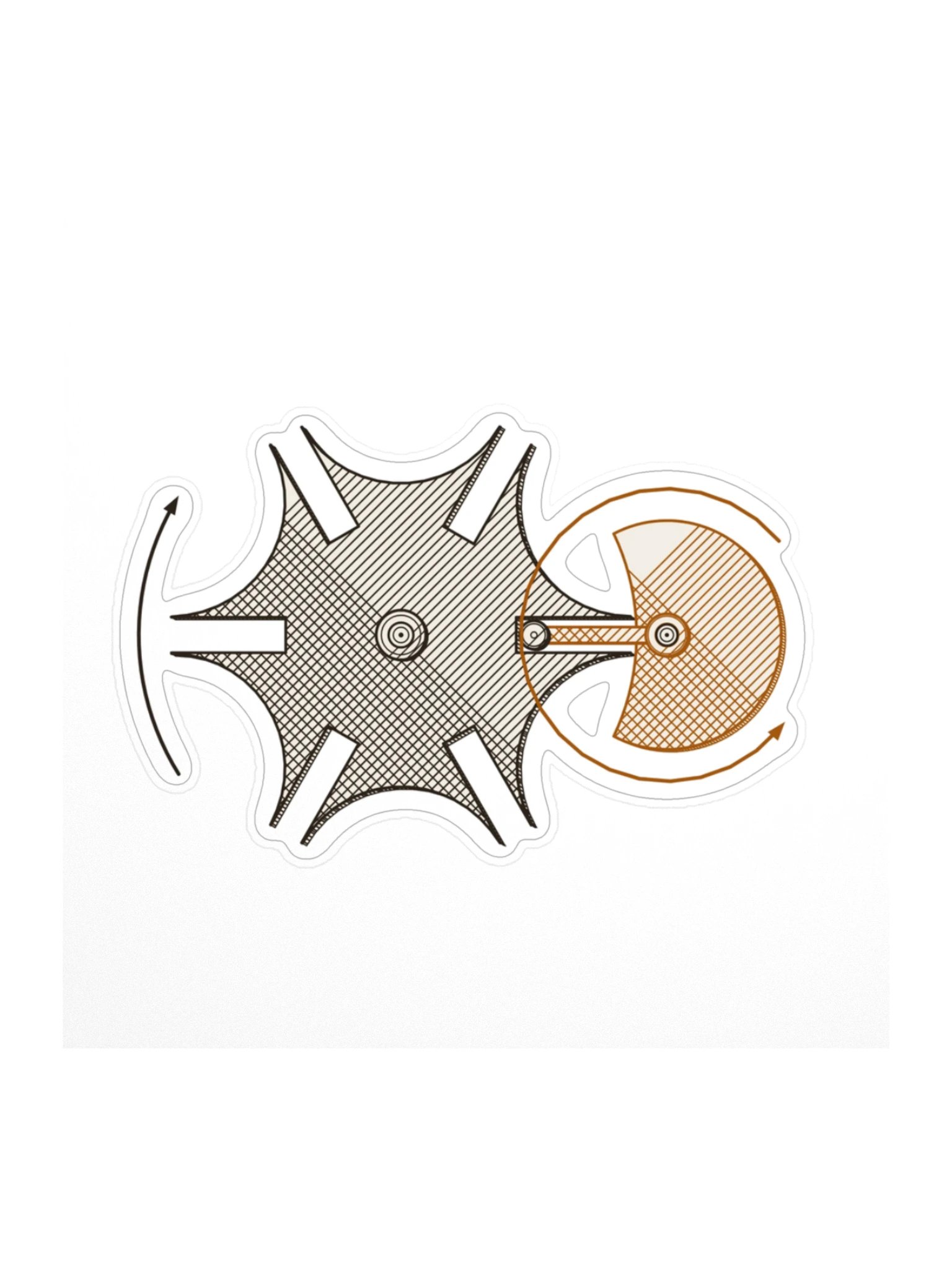 Geneva drive sticker · MOTION 09 product image (1)