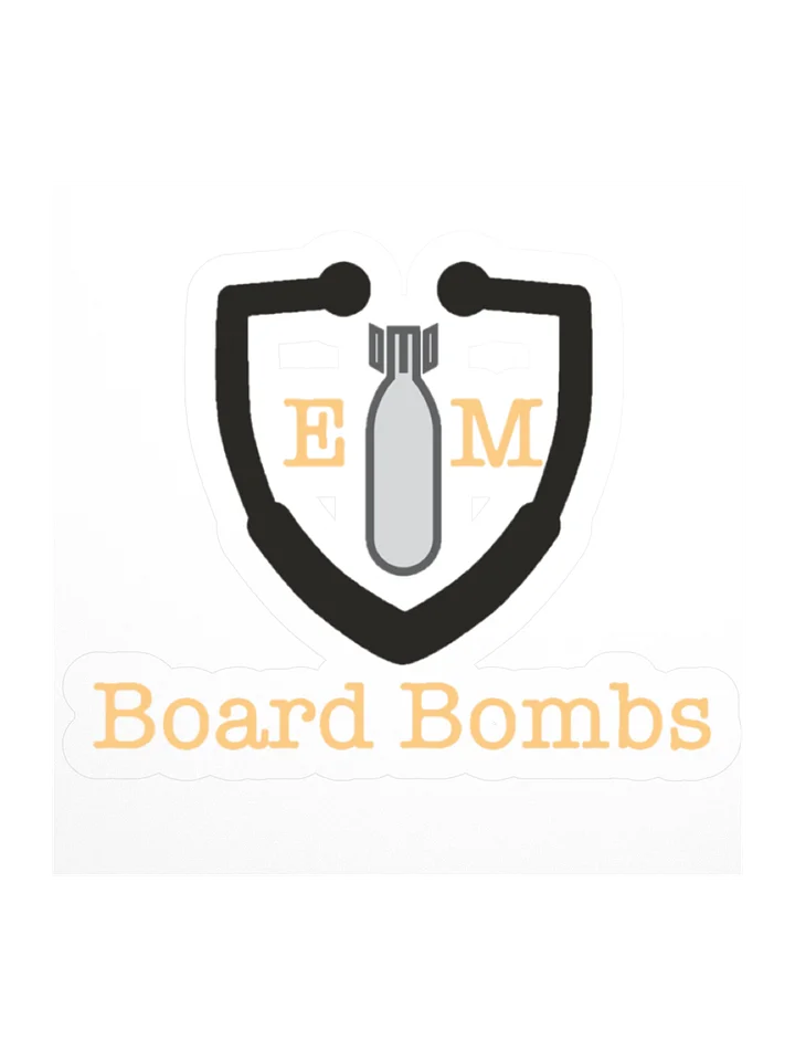 EM Board Bombs Official Logo Sticker product image (1)