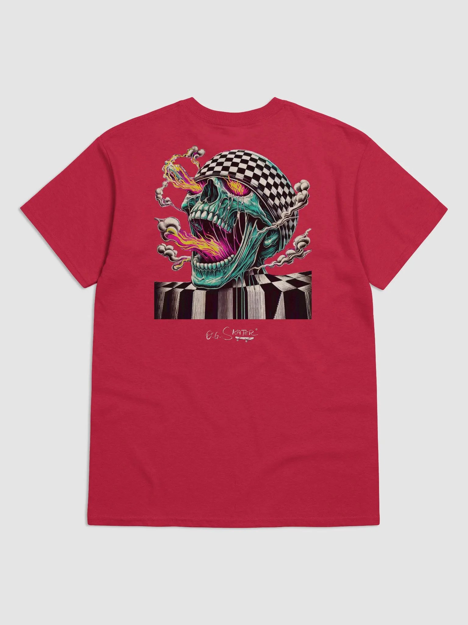 “Burning Skull” Tee – Gildan Heavy Cotton by O.G. Skater® product image (1)
