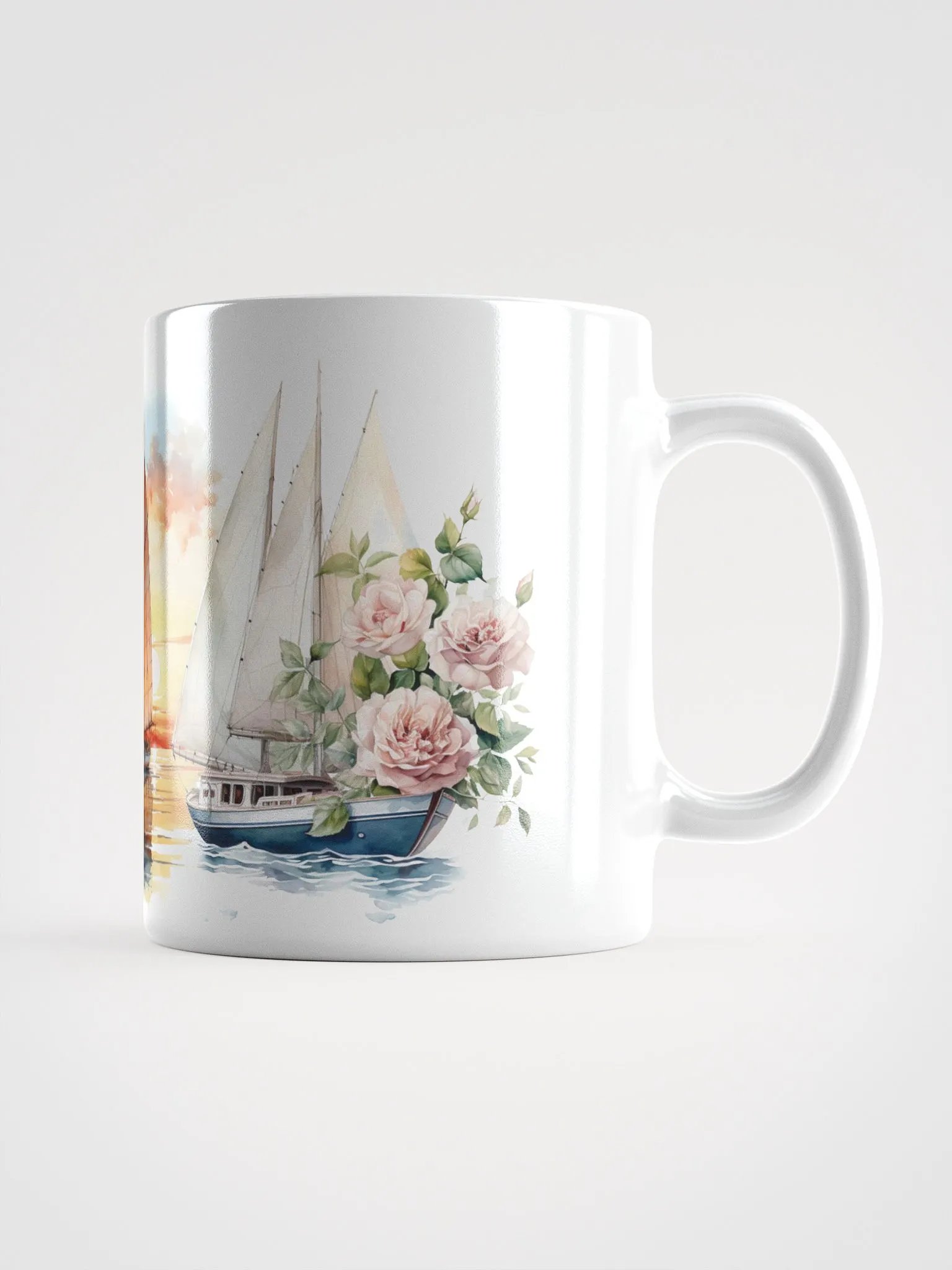 Sunset Sailboat Serenity Mug product image (1)